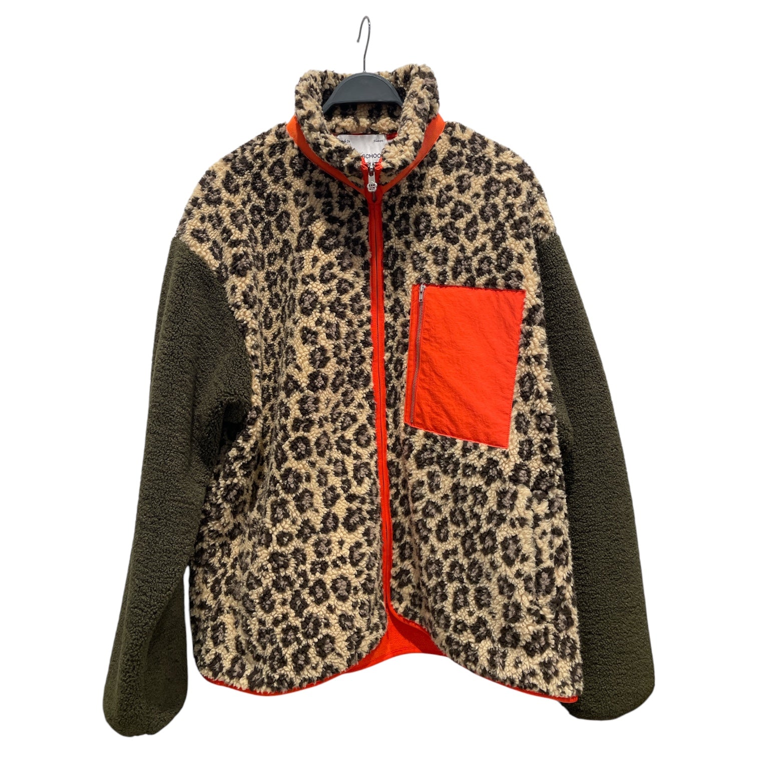 Sundae School/Jacket/XL/BRW/Animal Pattern/fleece sweater view 1