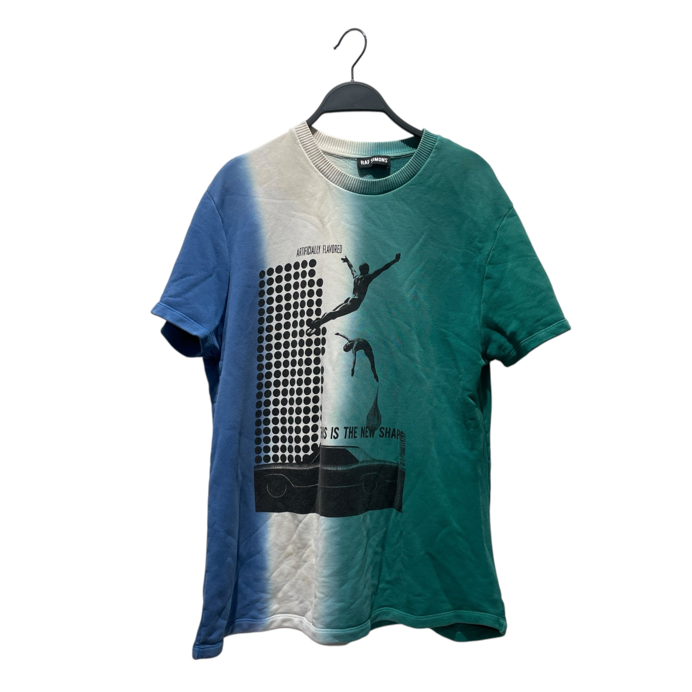 RAF SIMONS/T-Shirt/S/Cotton/MLT/Graphic/ss14 dip dye view 1