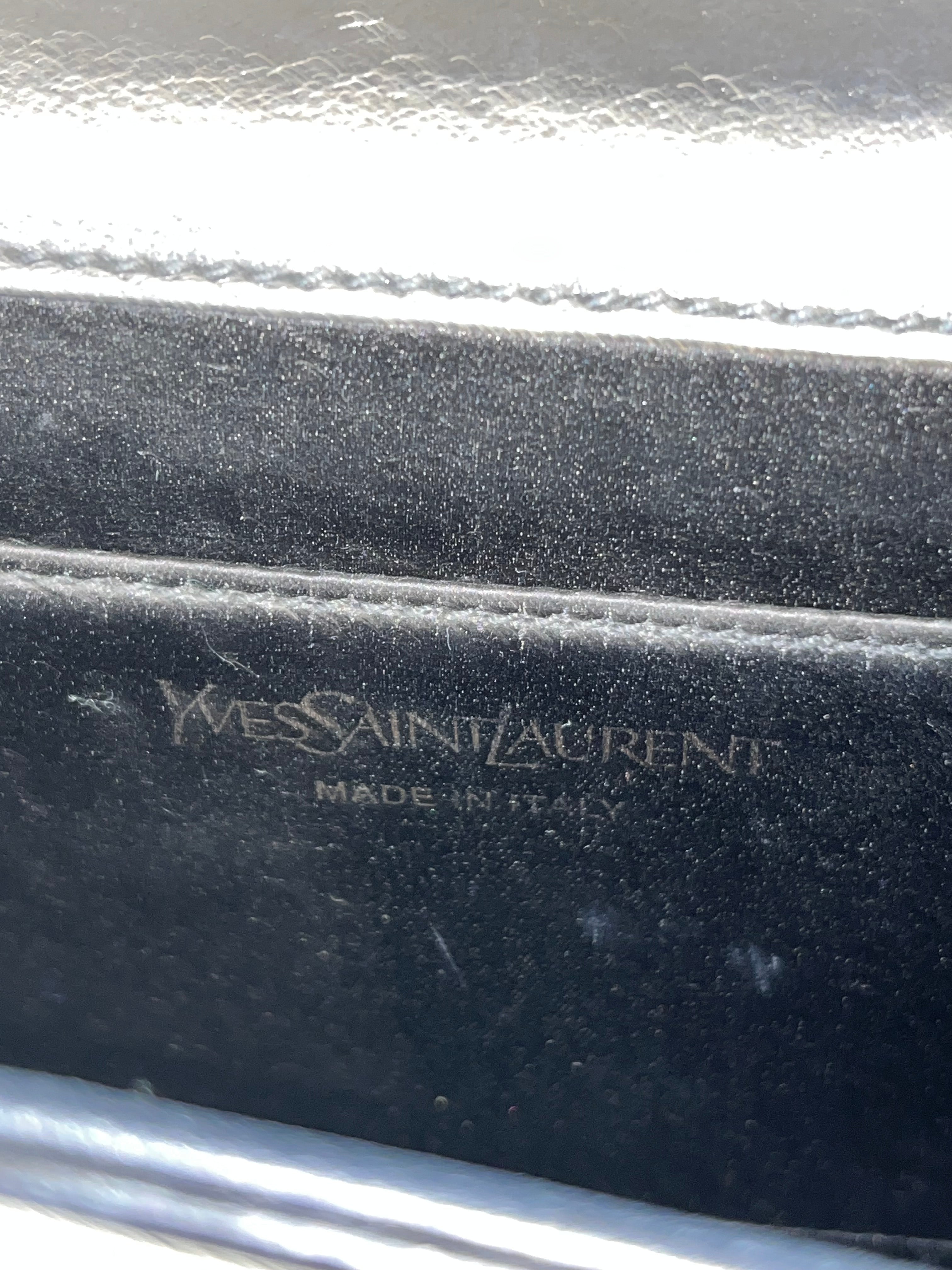 YVES SAINT LAURENT/Clutch Bag/Leather/BLK/ARS611201214 ysl clutch view 3