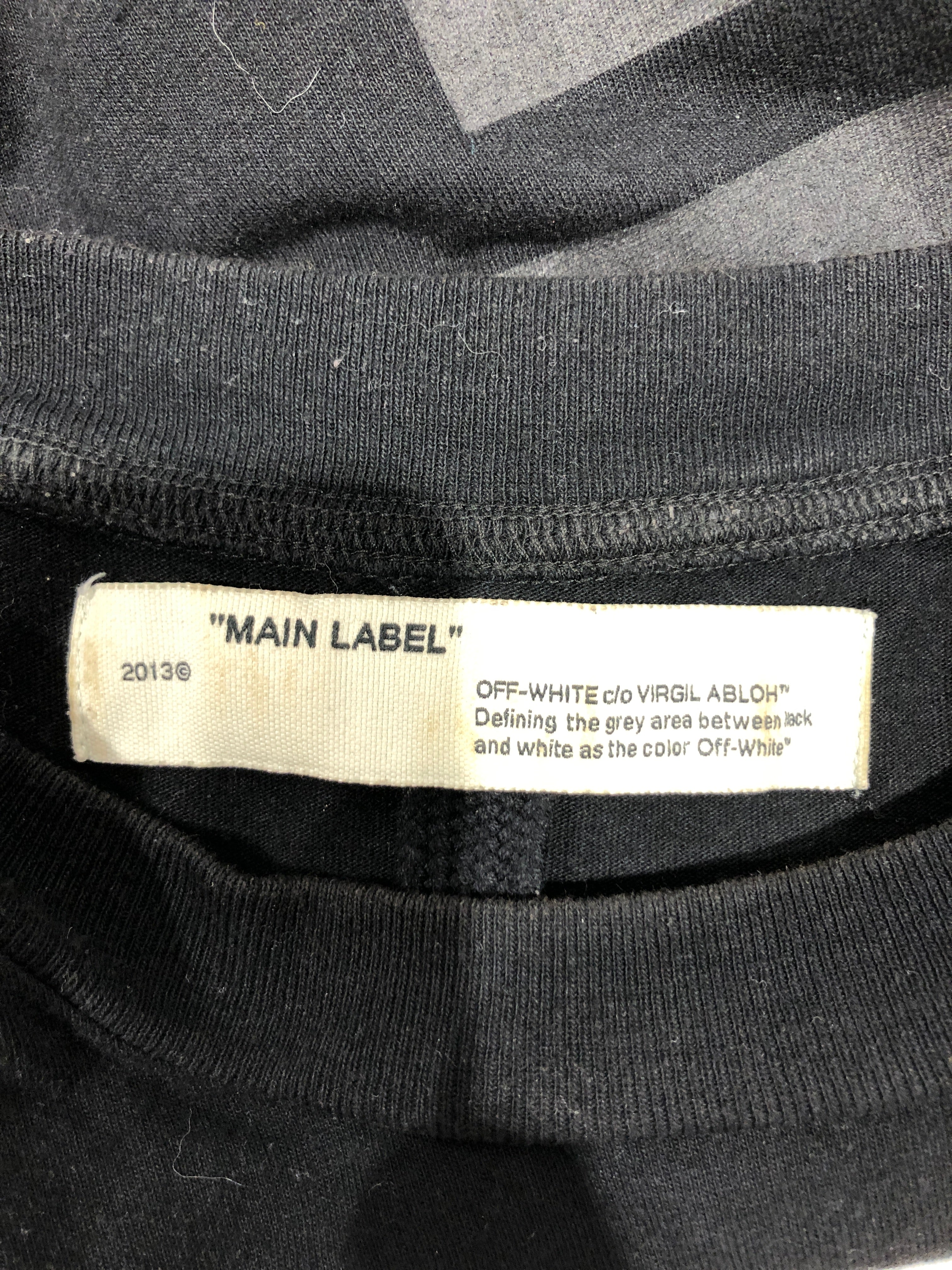 OFF-WHITE/T-Shirt/M/Cotton/BLK/Caravaggio Tee view 3