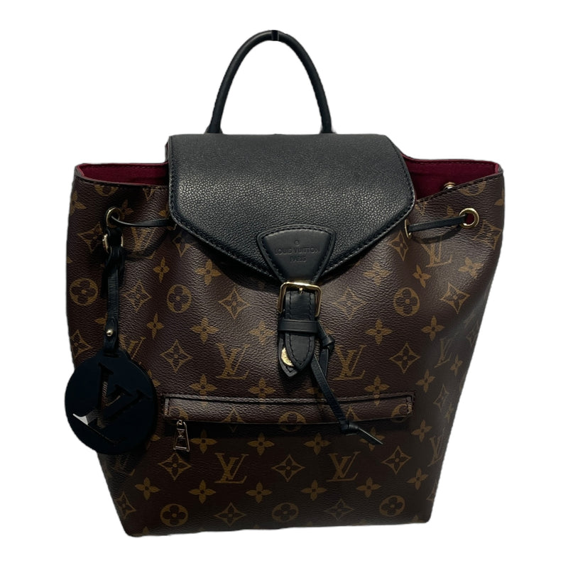 LOUIS VUITTON/Backpack/OS/Monogram/Leather/BRW/MONTSOURIS