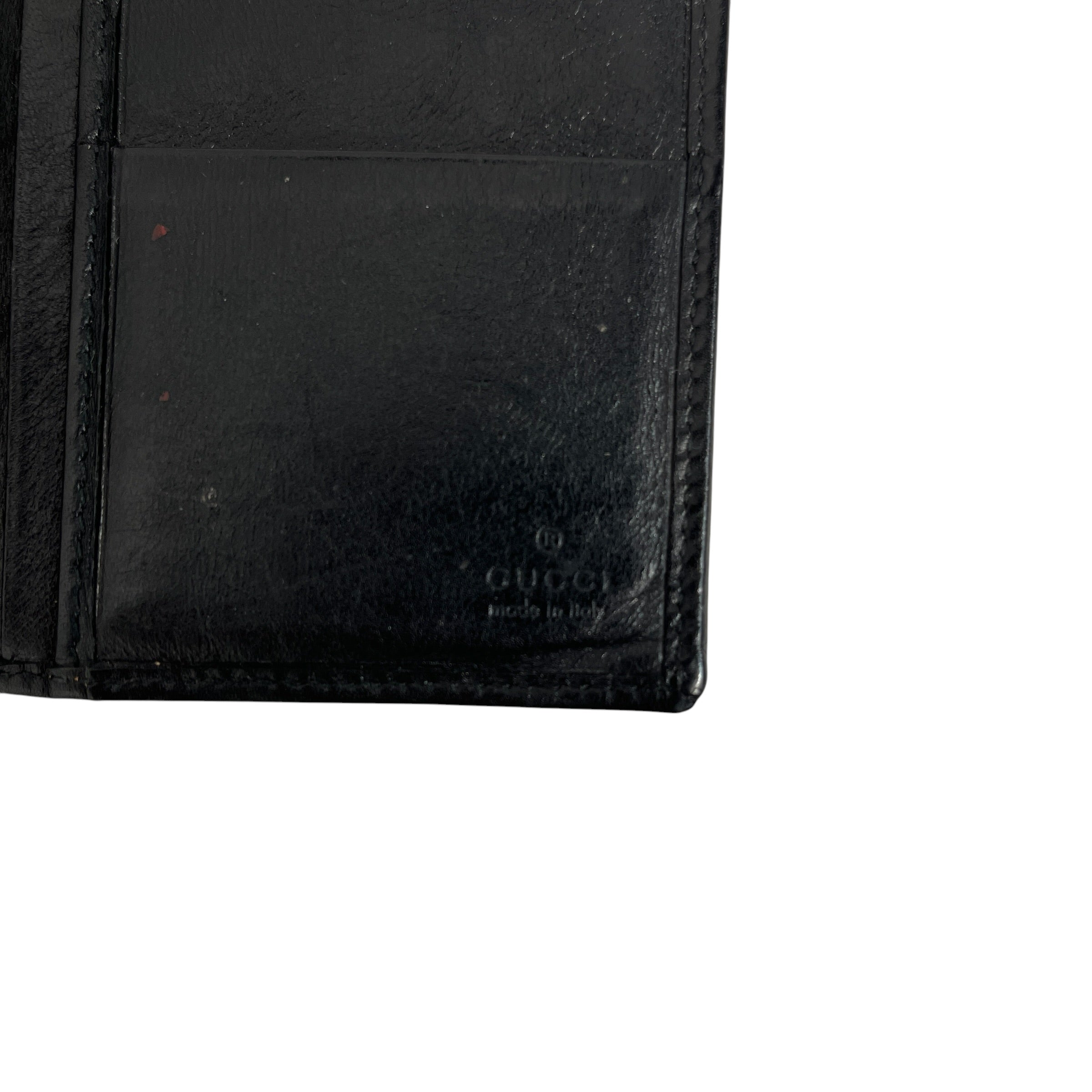 GUCCI/Wallet/Leather/BLK/M's/124579 view 5