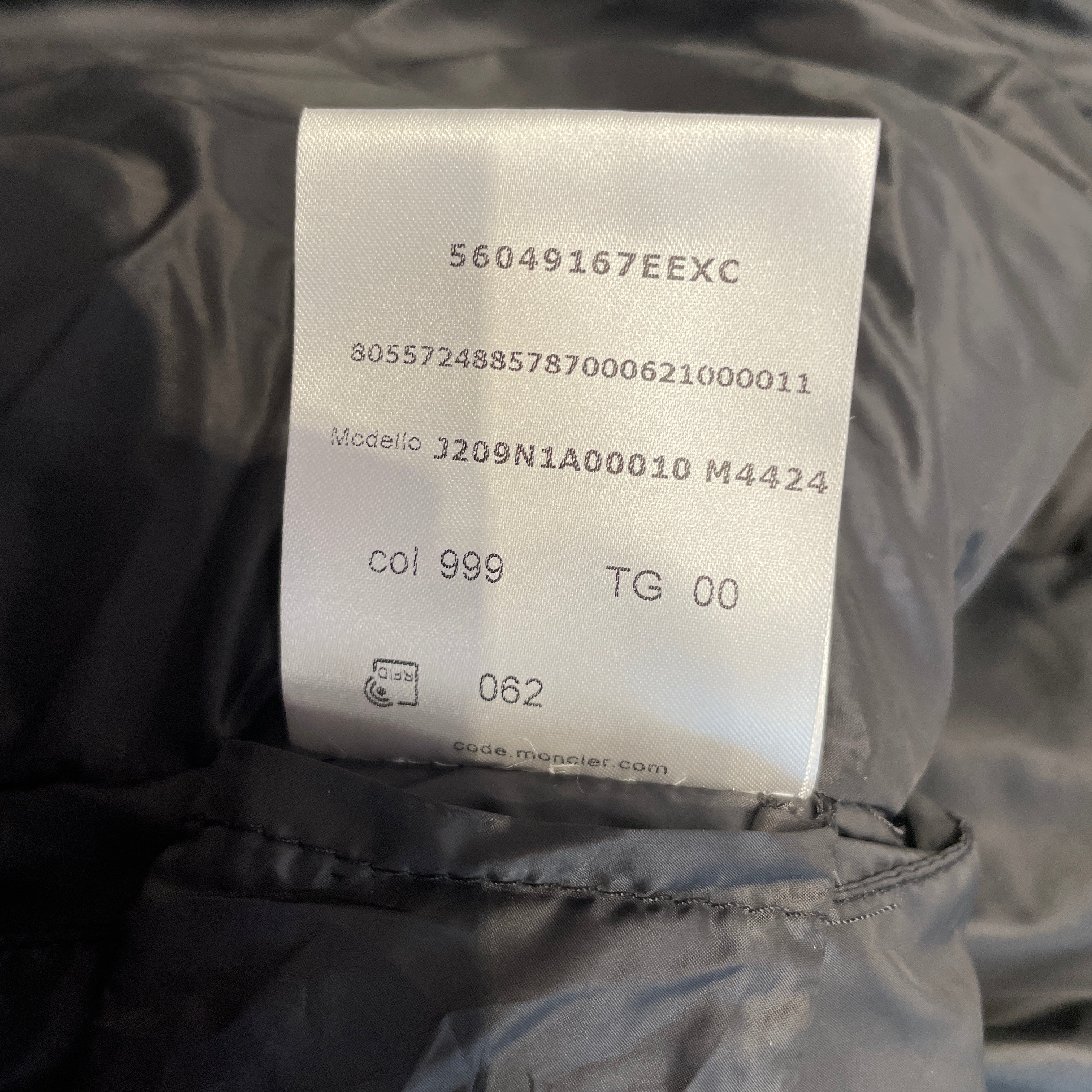 MONCLER/Rick Owens/Puffer Jkt/0/Nylon/BLK/ view 4