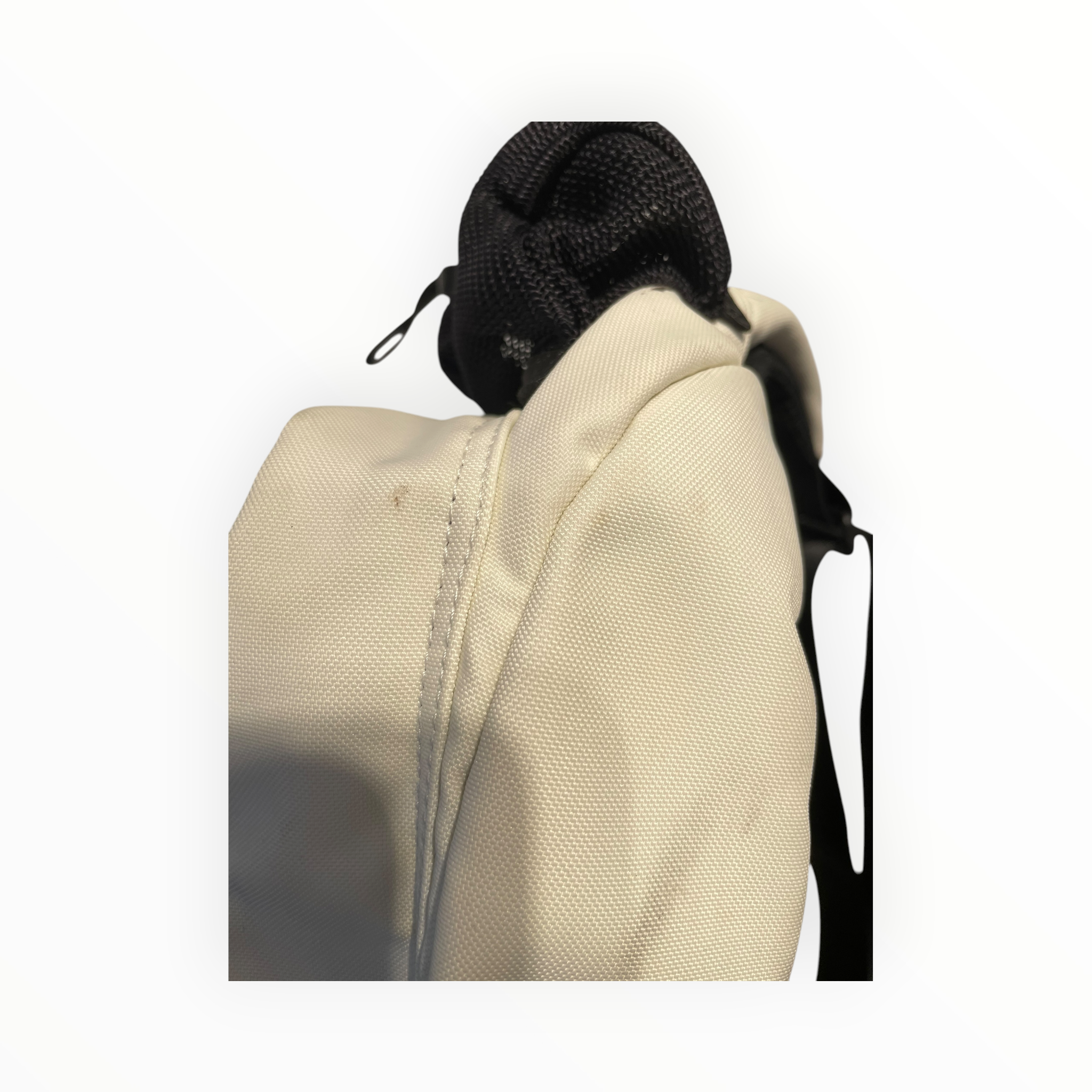 CHANEL/Cross Body Bag/Cotton/WHT/FANNY BAG view 6