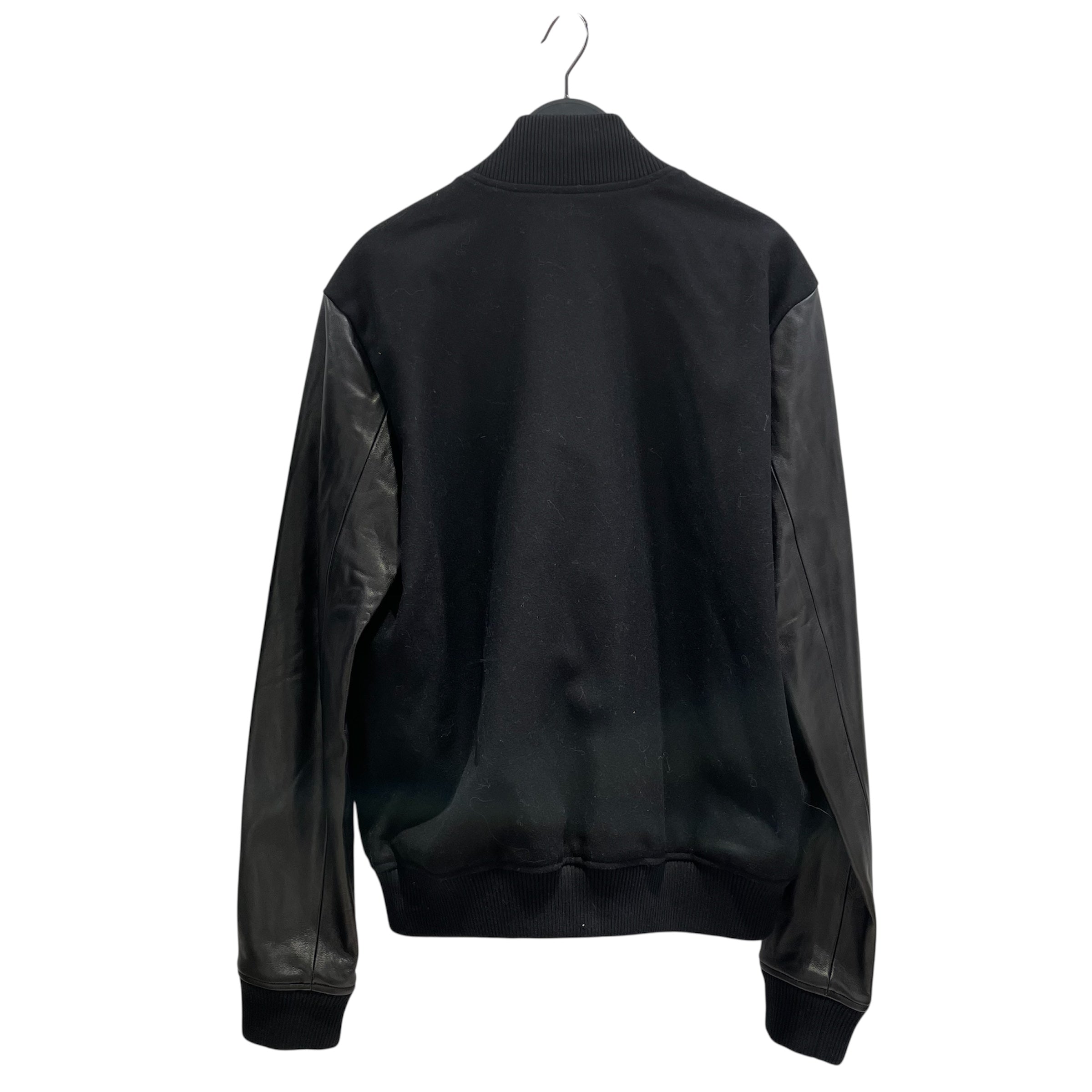J.LINDEBERG/Jacket/S/Cotton/BLK/VARSITY JKT LETHR SLVE view 2
