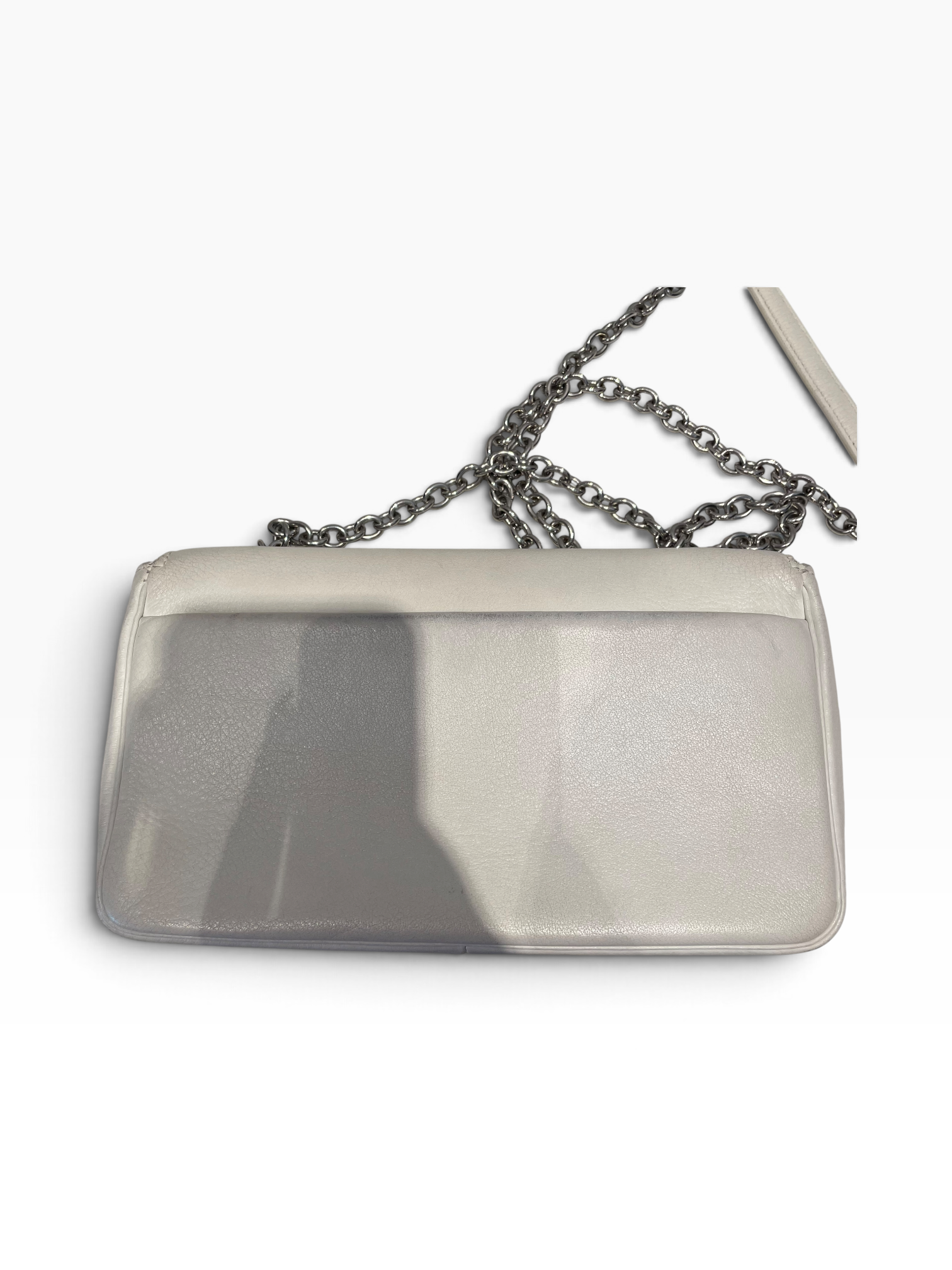 BALENCIAGA/Cross Body Bag/Leather/WHT/Leather Shoulder Bag view 13