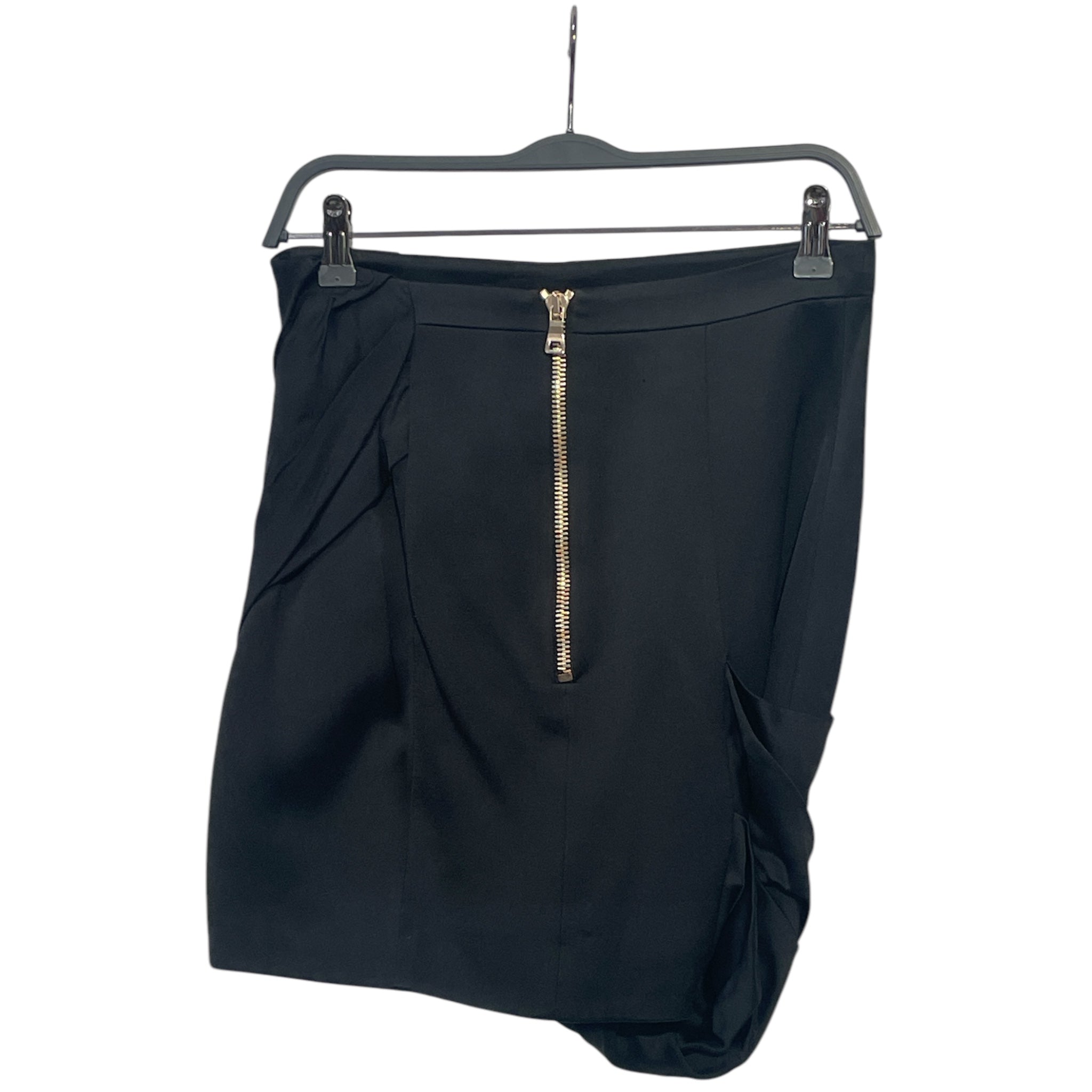 BALMAIN/Skirt/40/Cotton/BLK/ view 2