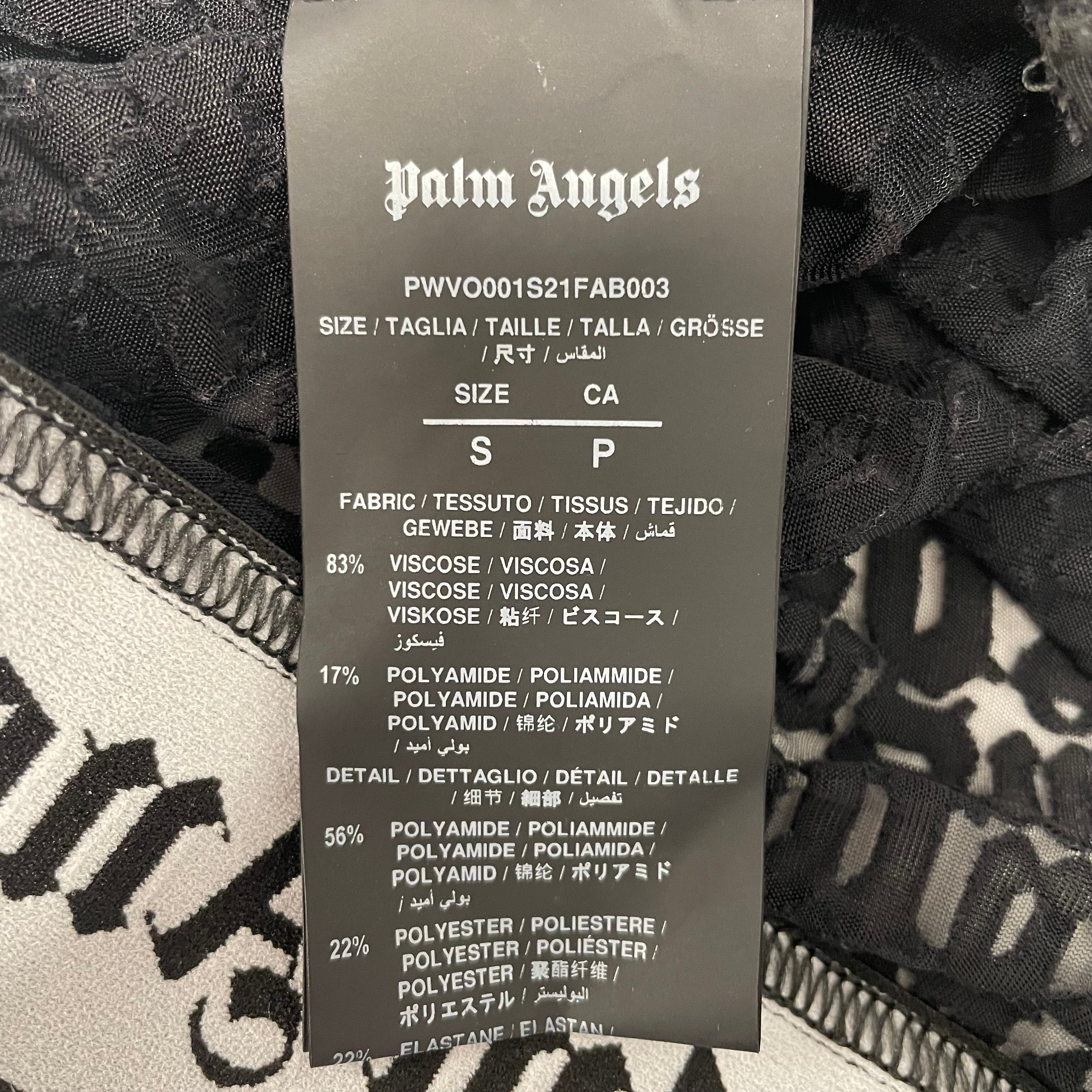 Palm Angels/T-Shirt/Cotton/BLK/MESH view 4