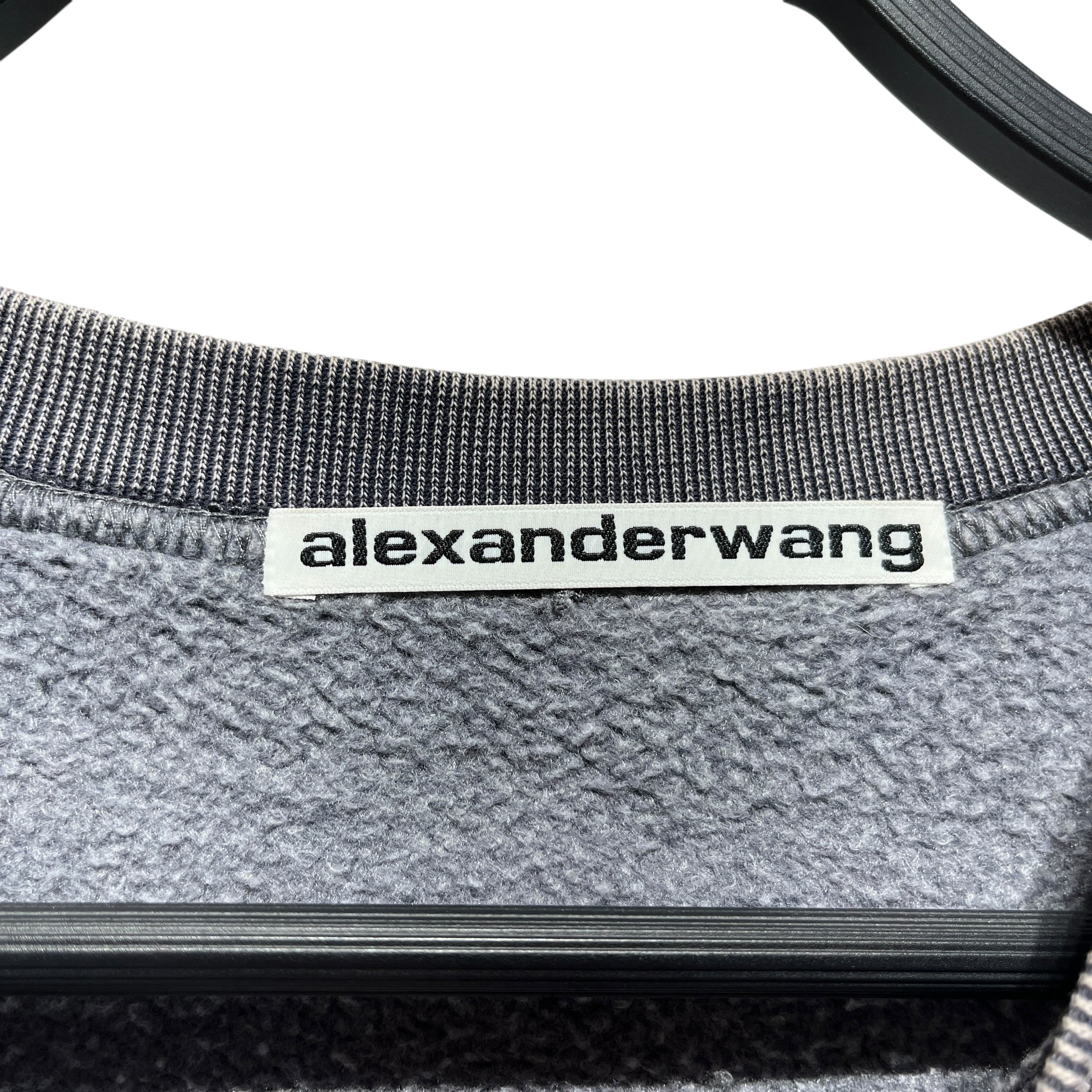 Alexander Wang/Sweater/L/Cotton/PPL/Embossed Logo view 3