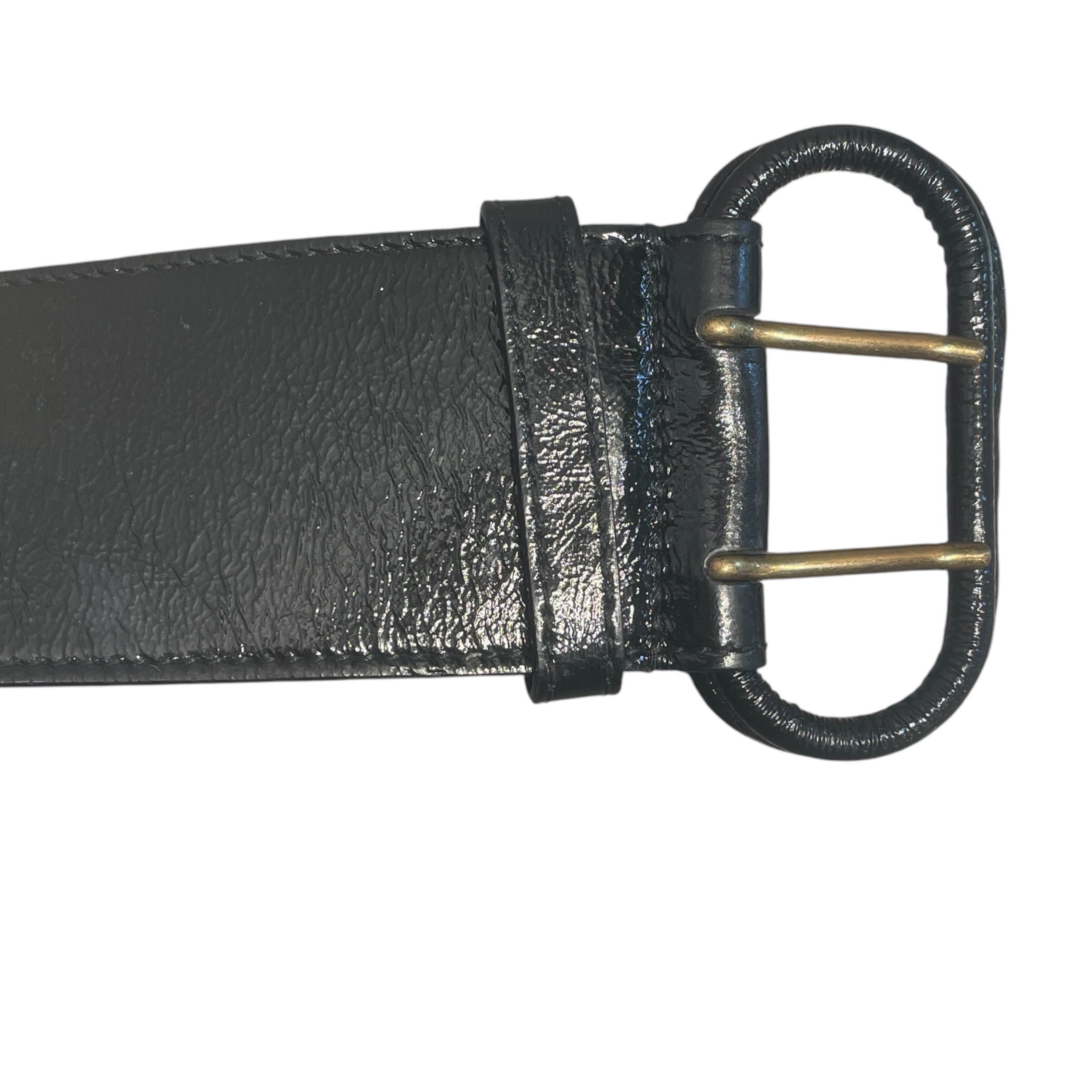 YVES SAINT LAURENT/Belt/Leather/BLK/ view 3