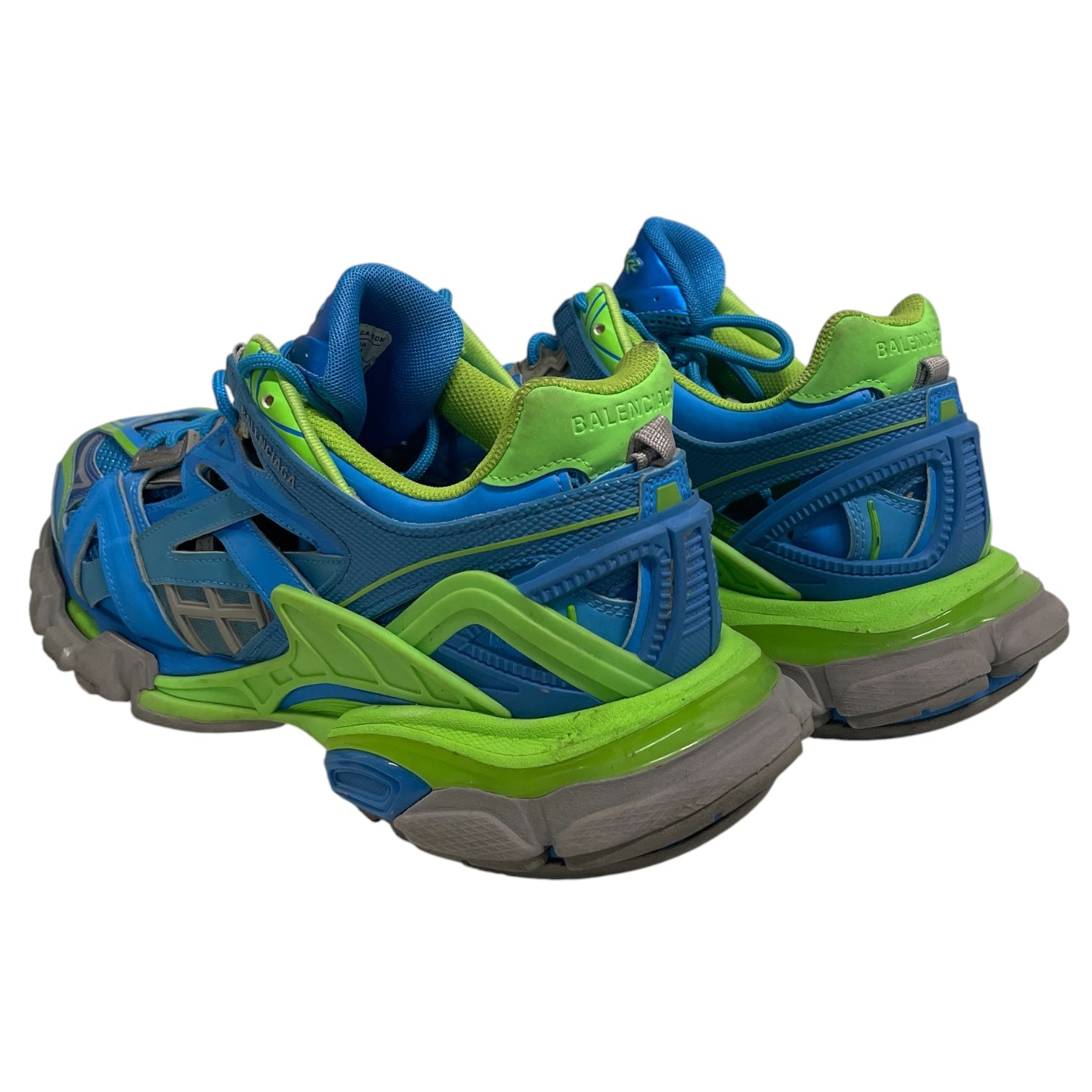 BALENCIAGA/Low-Sneakers/US 11/BLU/TRACK 2/ BLU/GRN view 2