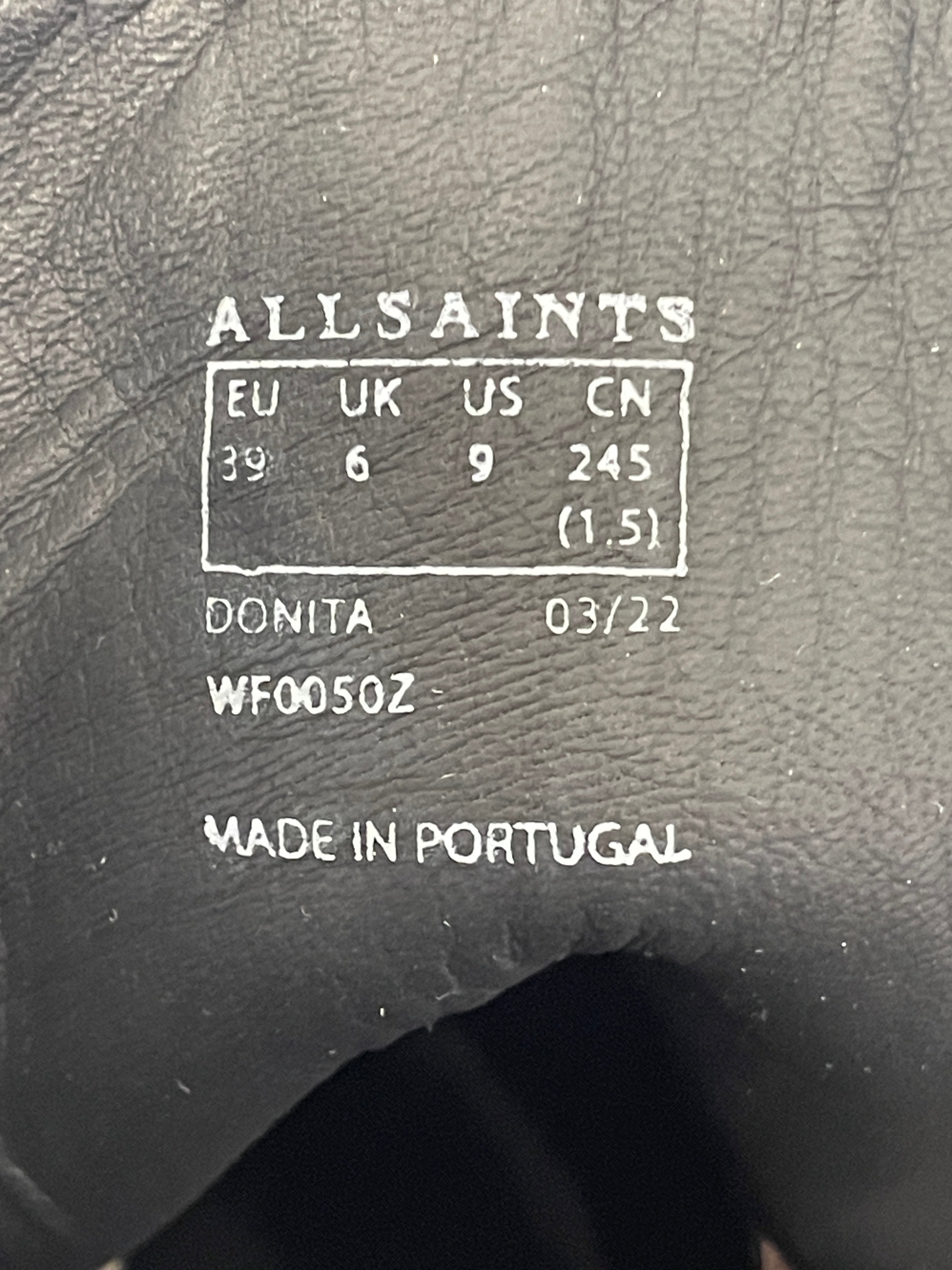ALLSAINTS/Lace Up Boots/US 9/Suede/CRM/DONITA COMBAT BOOTS/ BUCKLE view 5