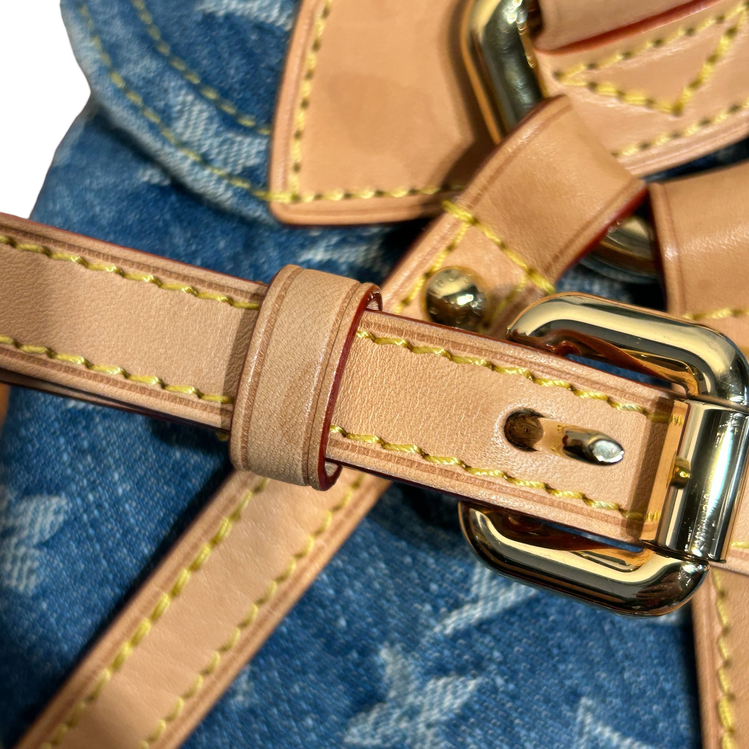 LOUIS VUITTON/Backpack/Monogram/BLU/Denim Venice view 11