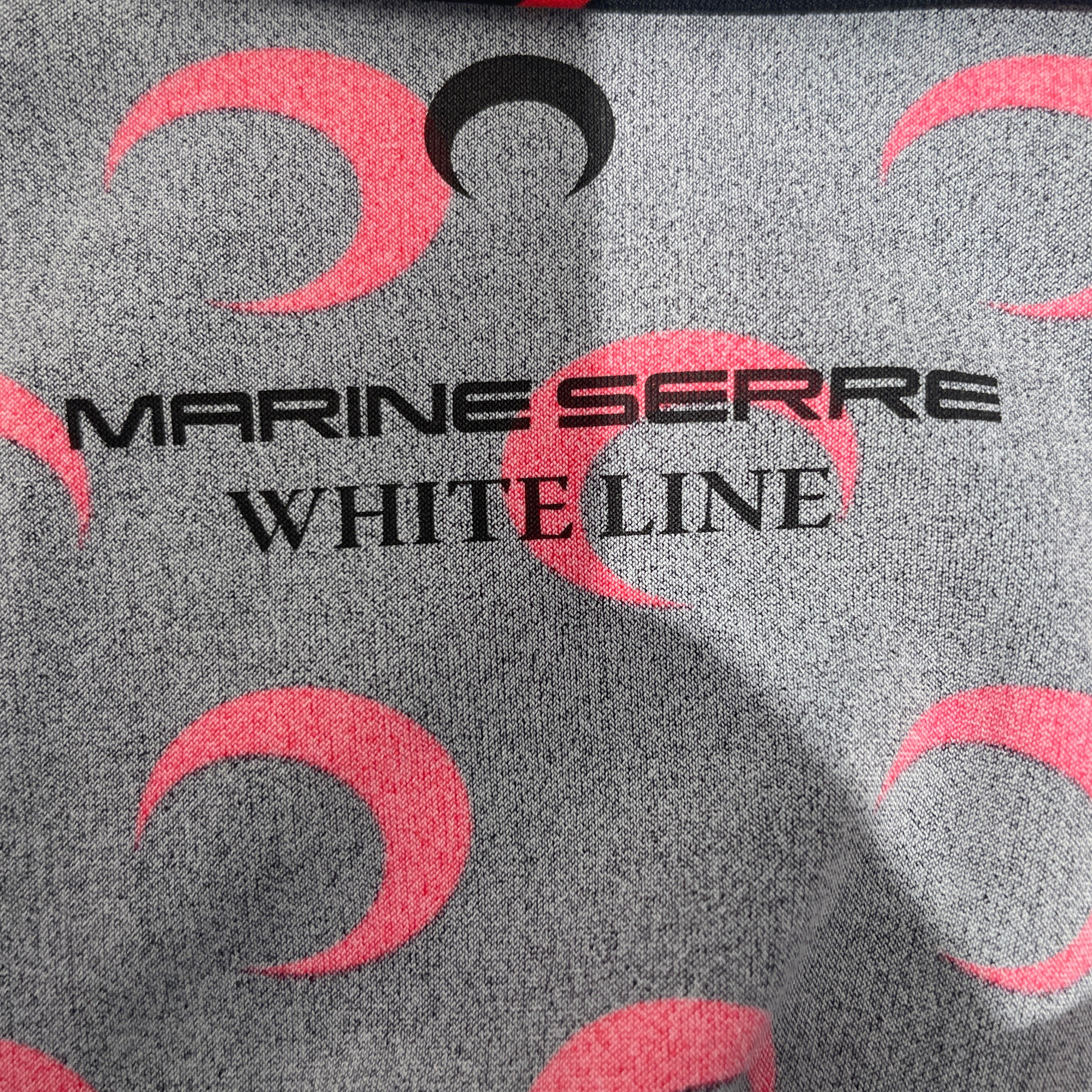 MARINE SERRE/LS T-Shirt/S/BLK/RED CRESENT view 3