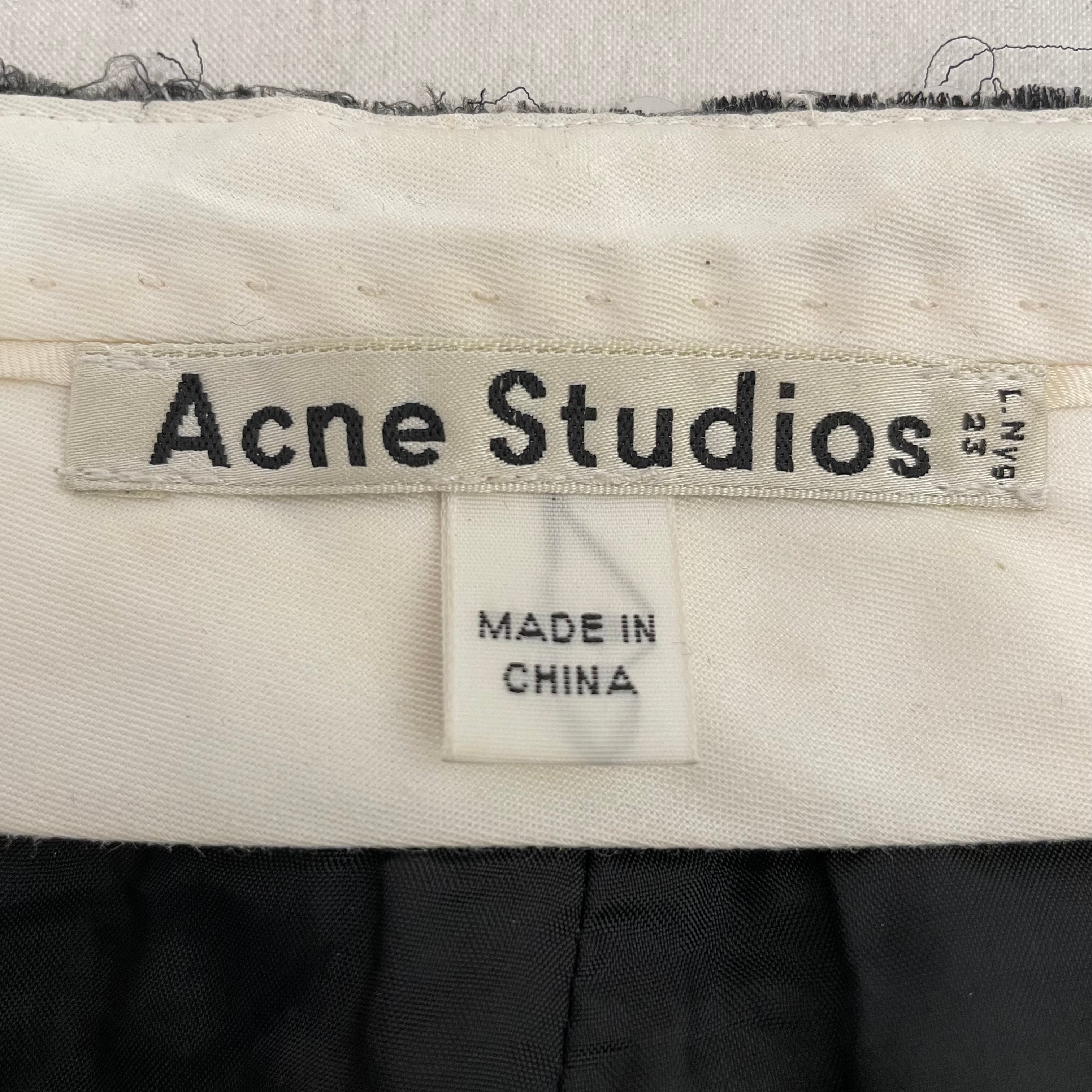 Acne Studios/Shorts/34/Glitter/Silk/WHT/FULL SEQUIN SHORT BLACK UNDER view 3