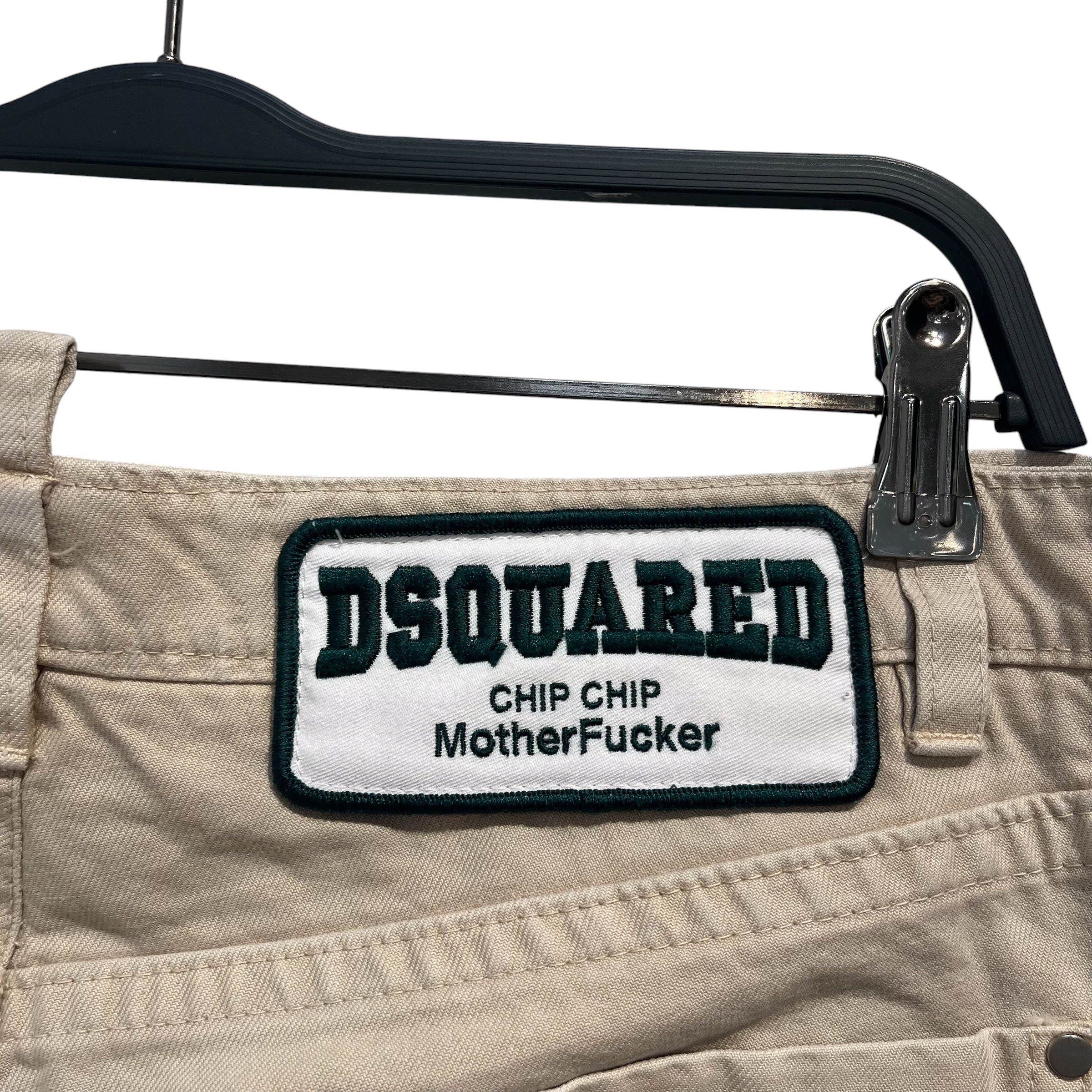 DSQUARED2/Pants/48/Cotton/CRM/chip chip view 4