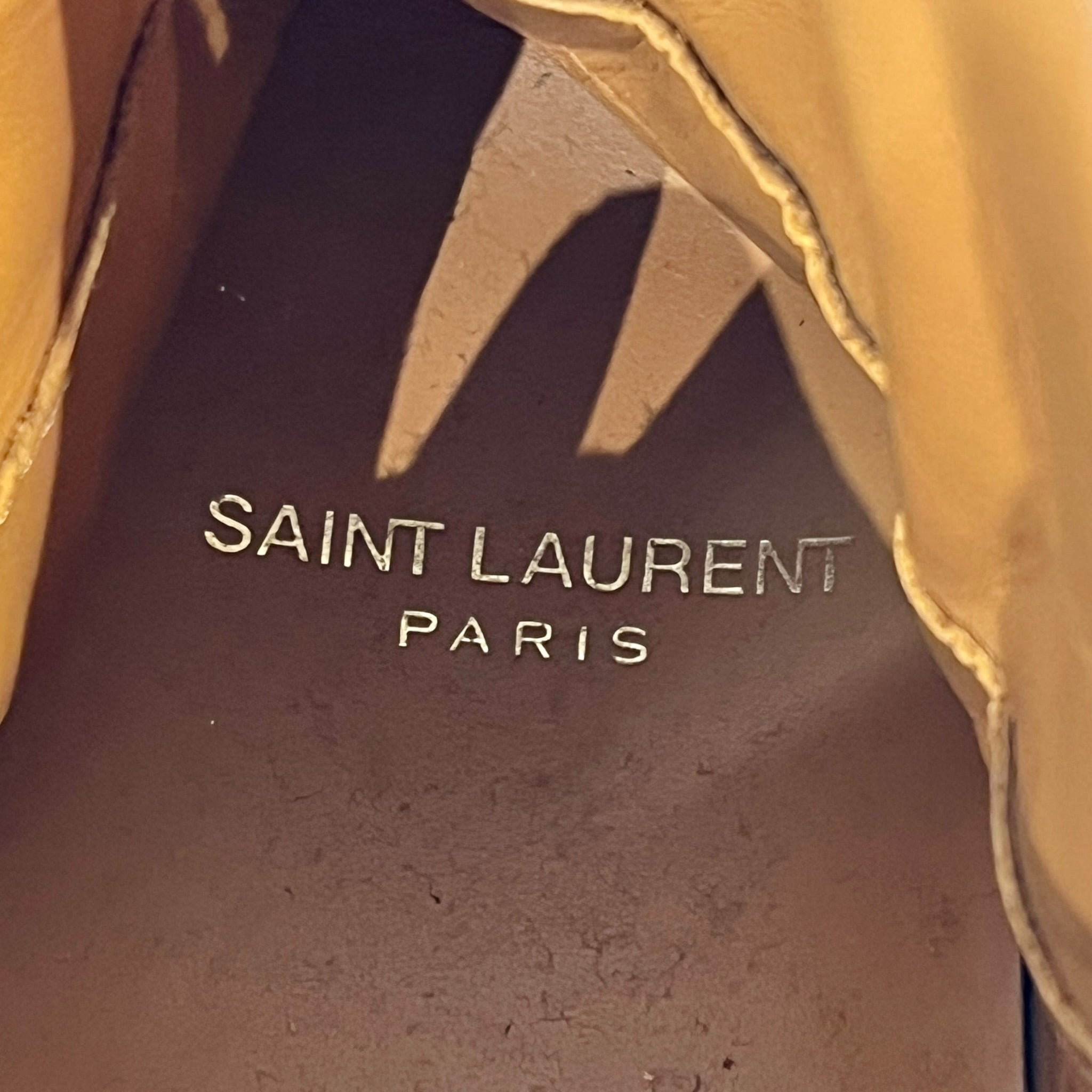 SAINT LAURENT/Hi-Sneakers/EU 37/Suede/CML/U-Tip/SL/18H FRINGE HIGHTOP view 6