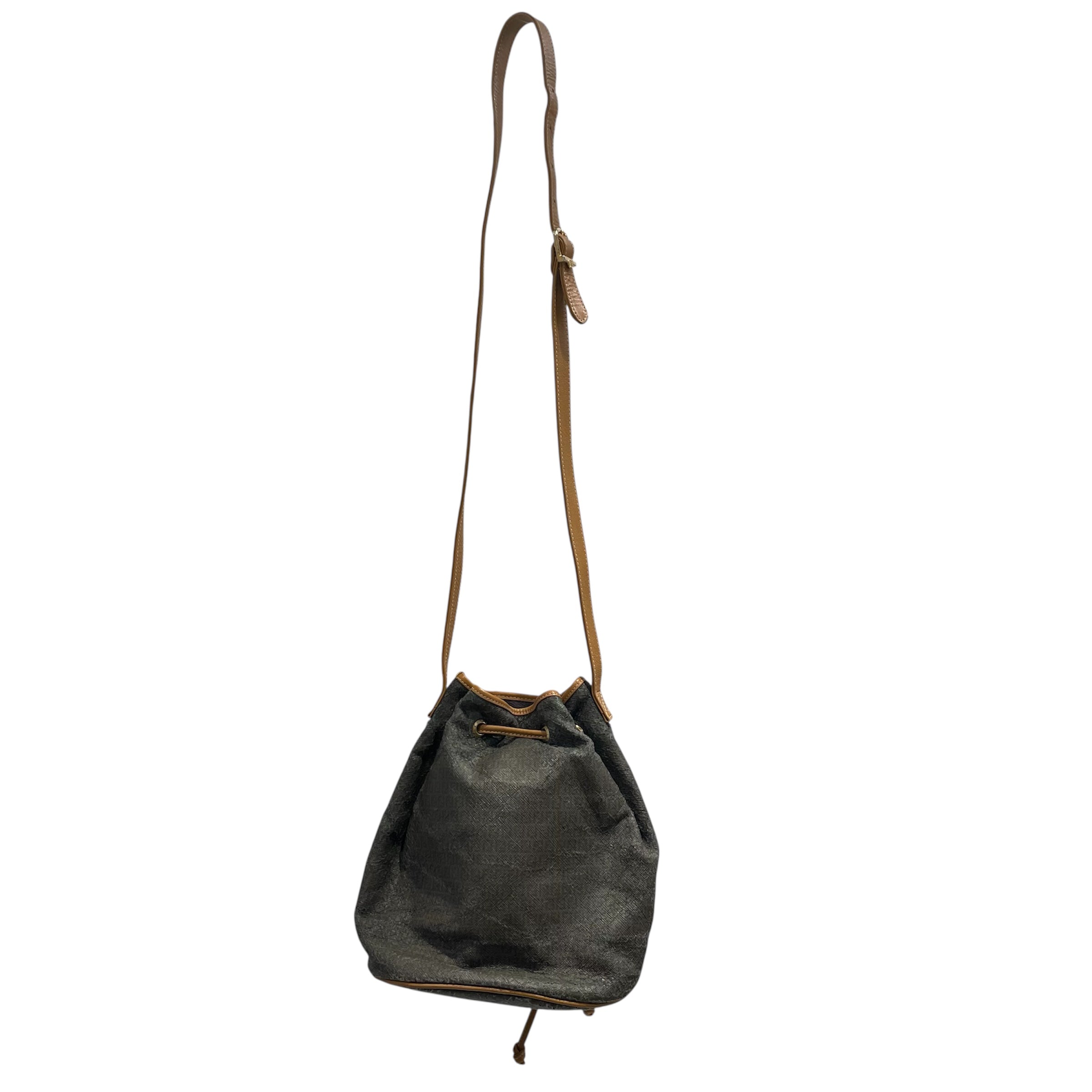 FENDI/Cross Body Bag/Leather/GRY/FENDI LETHR BROWN/GRY CRSS BOD view 2