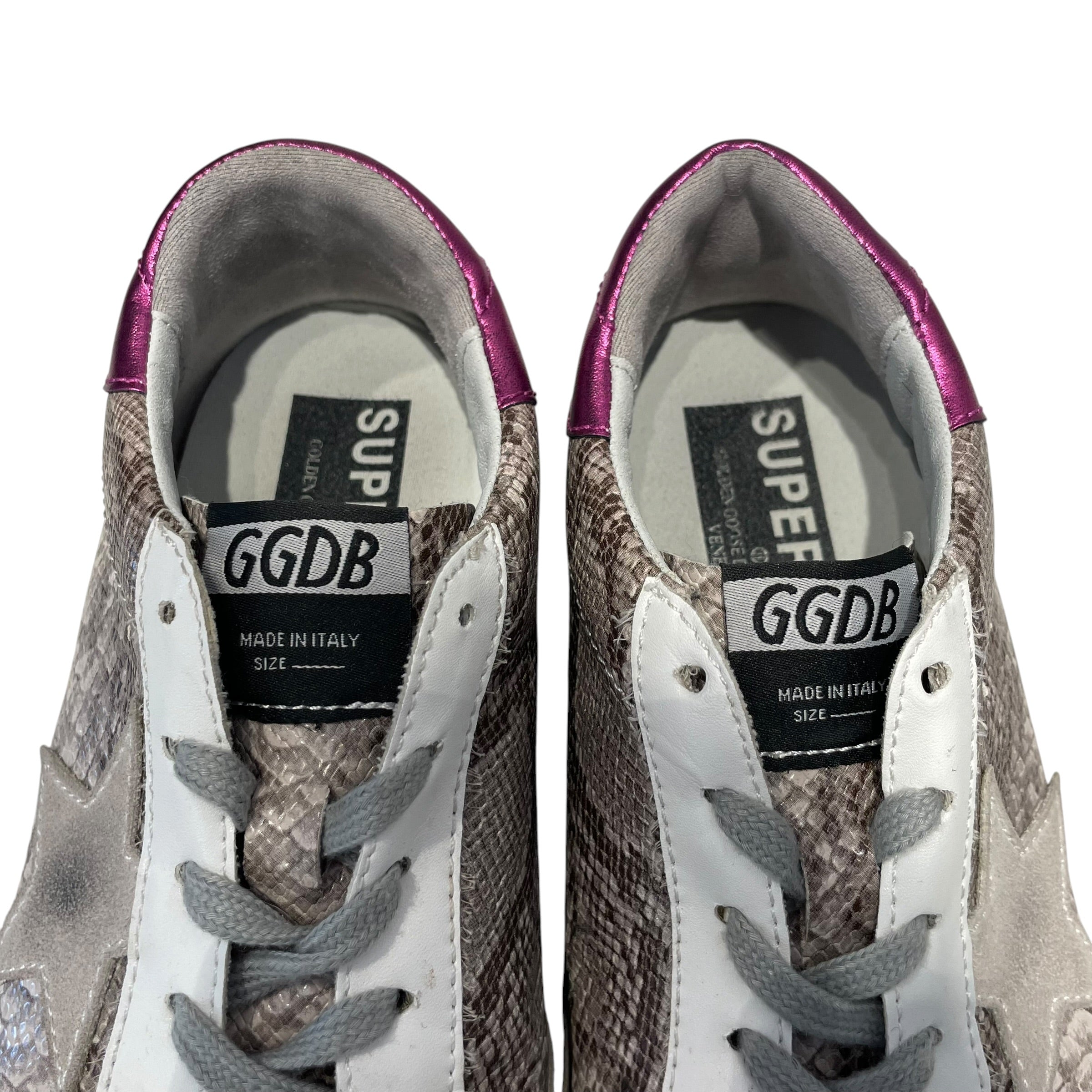 GOLDEN GOOSE/Low-Sneakers/EU 41.5/Leather/GRY/Superstar Sneaker view 4