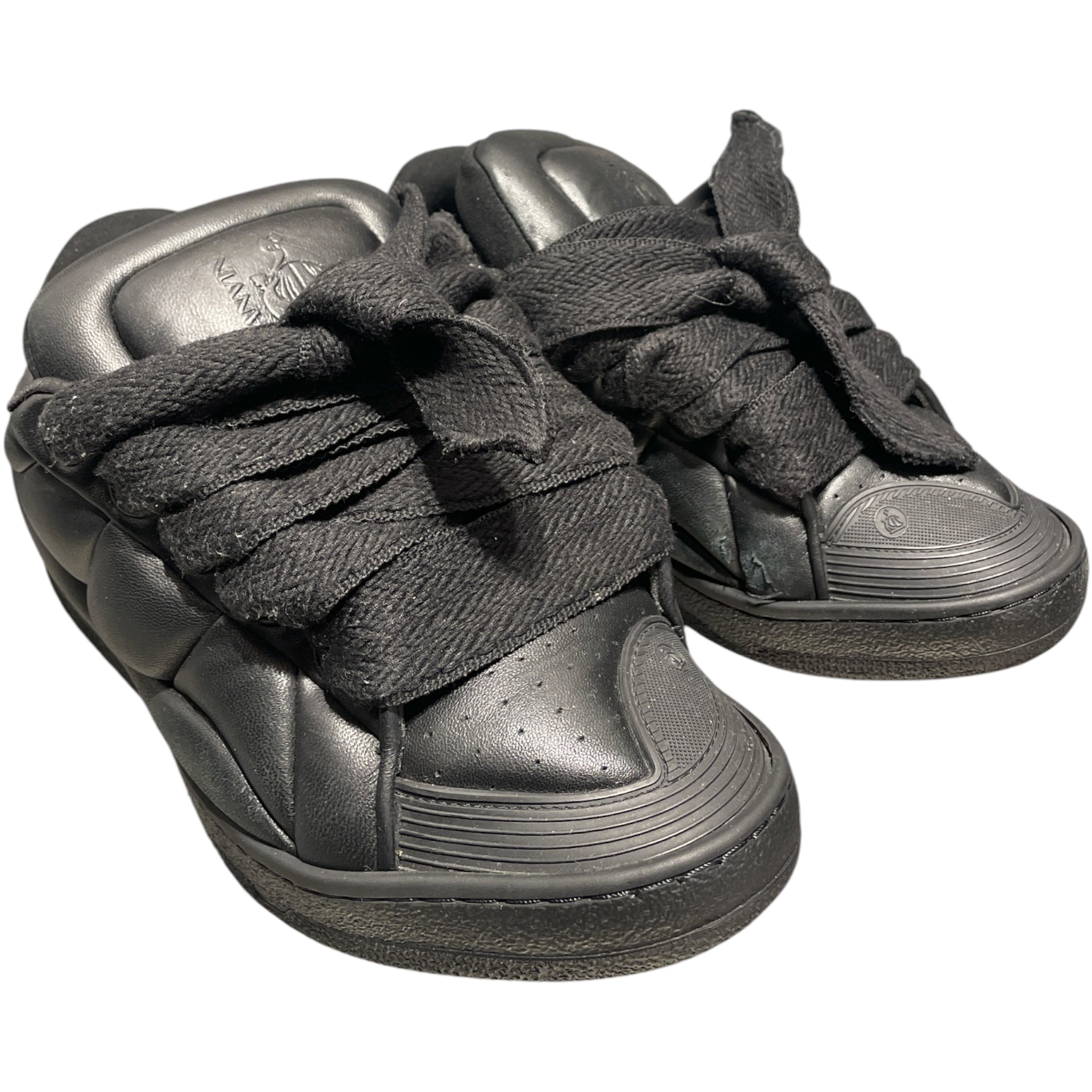 LANVIN/Low-Sneakers/EU 41/Leather/BLK/CURB XL view 1