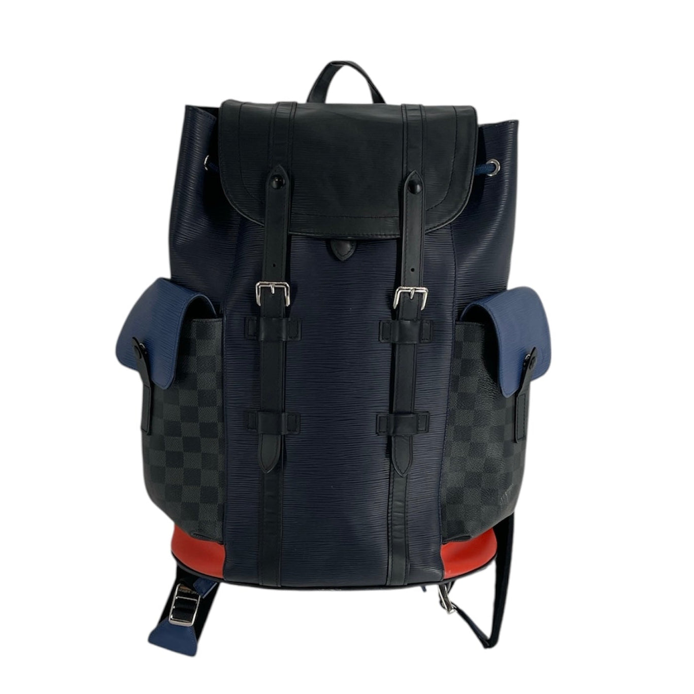 LOUIS VUITTON/Backpack/MLT/CHRISTOPHER DAMIER/EPI ORN/BLU view 1