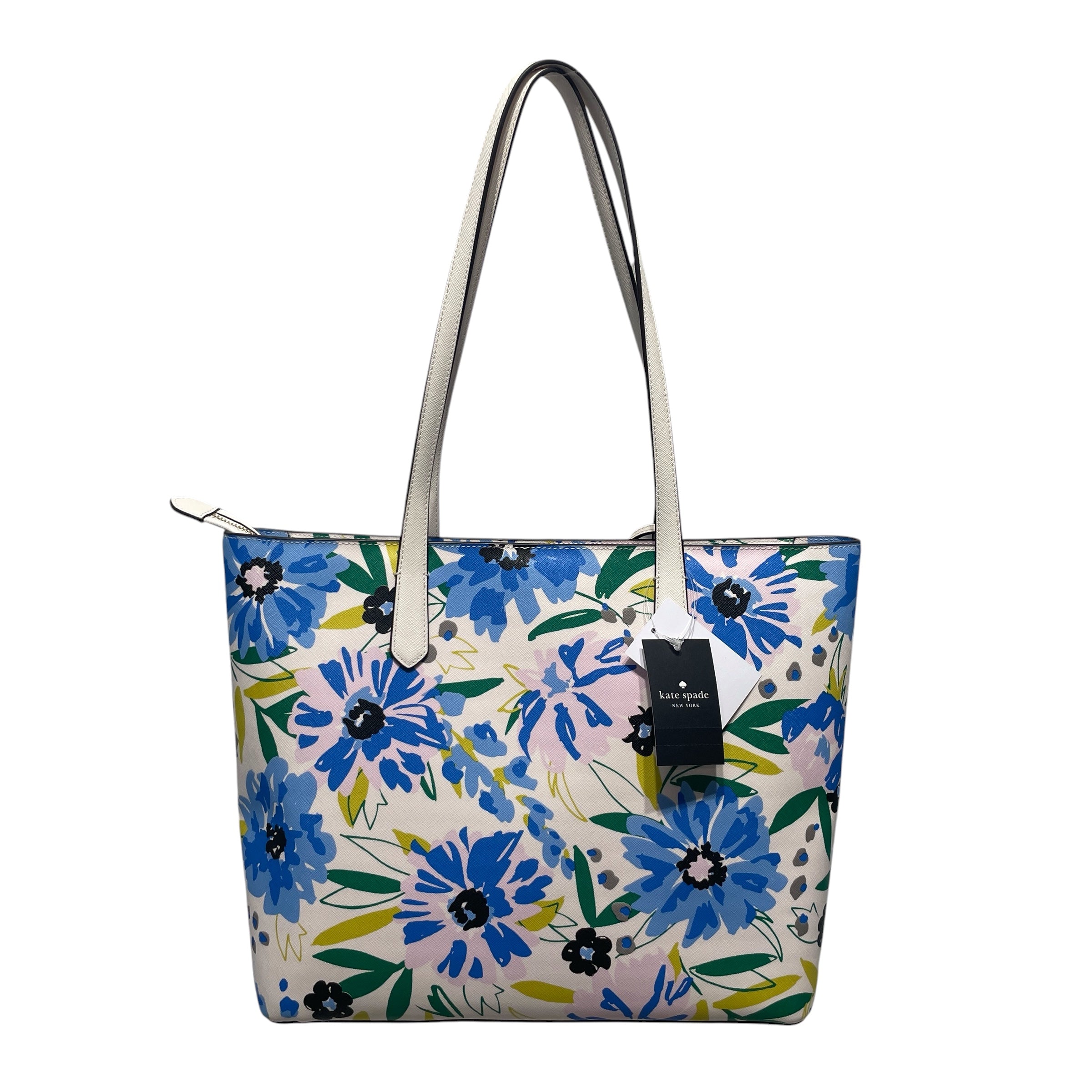 kate spade new york/Tote Bag/Floral Pattern/Leather/BLU/Floral Pattern Bag W Wallet view 2