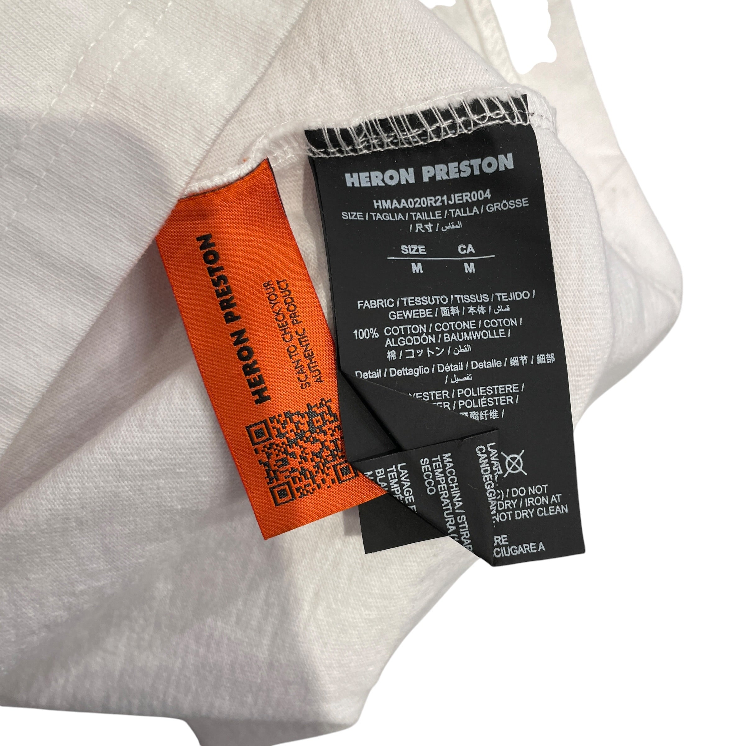 HERON PRESTON/T-Shirt/M/Cotton/WHT/BLUE HERONS view 4