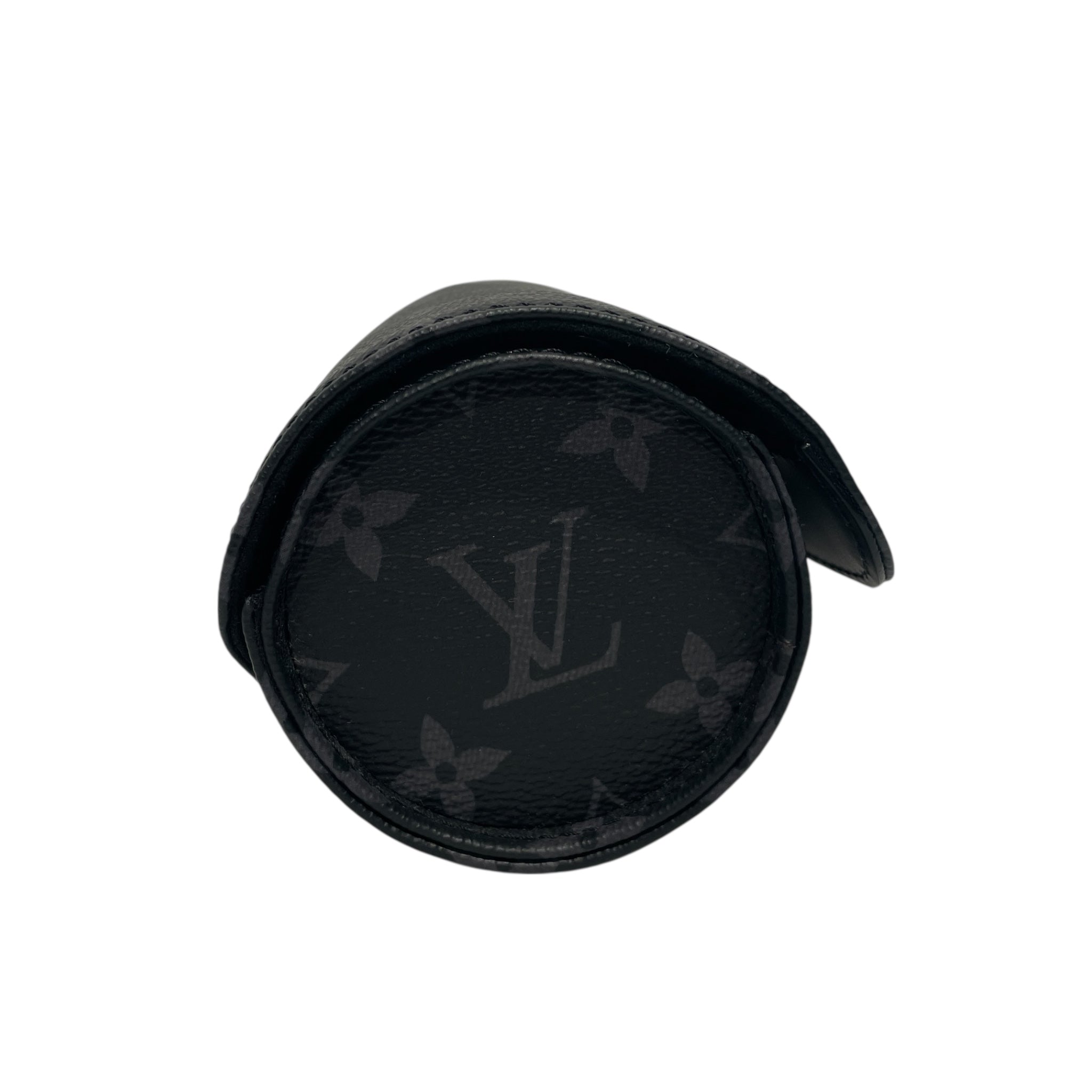 LOUIS VUITTON/Bag/All Over Print/Leather/BLK/watch case view 5