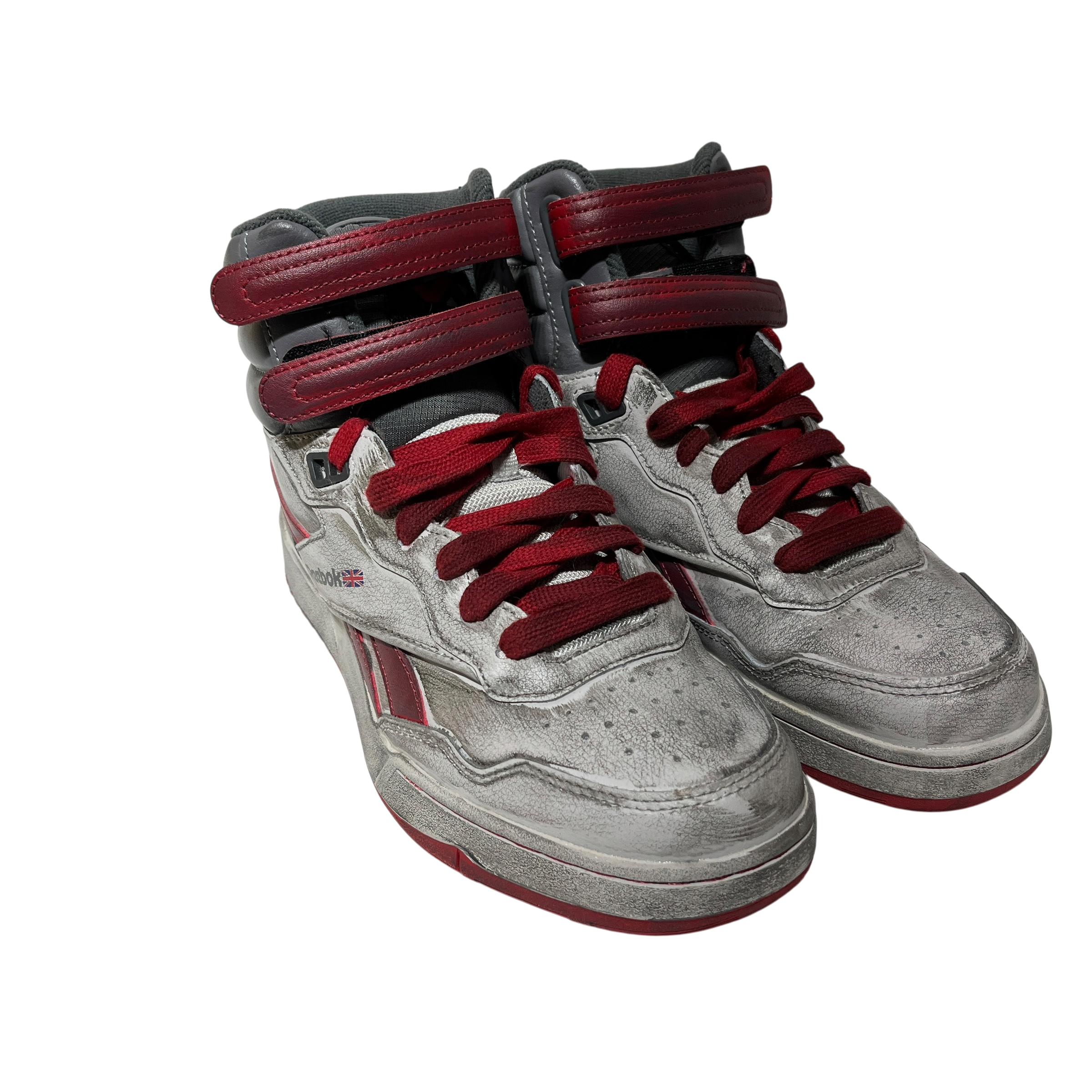 Reebok/Hi-Sneakers/US 5.5/Leather/WHT/ view 1