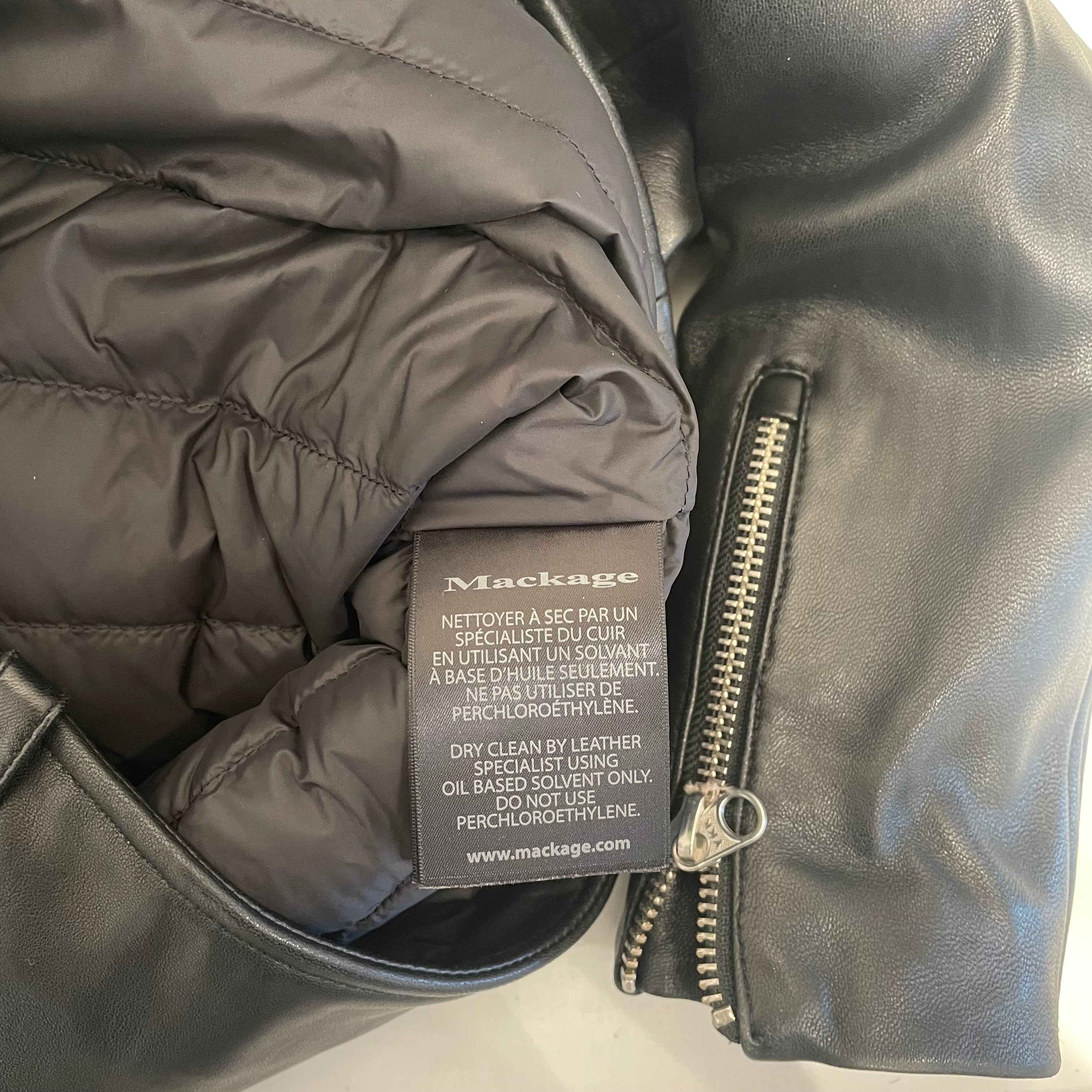 MACKAGE/Leather Jkt/S/Leather/BLK/BLACK SHERPA LINED view 4