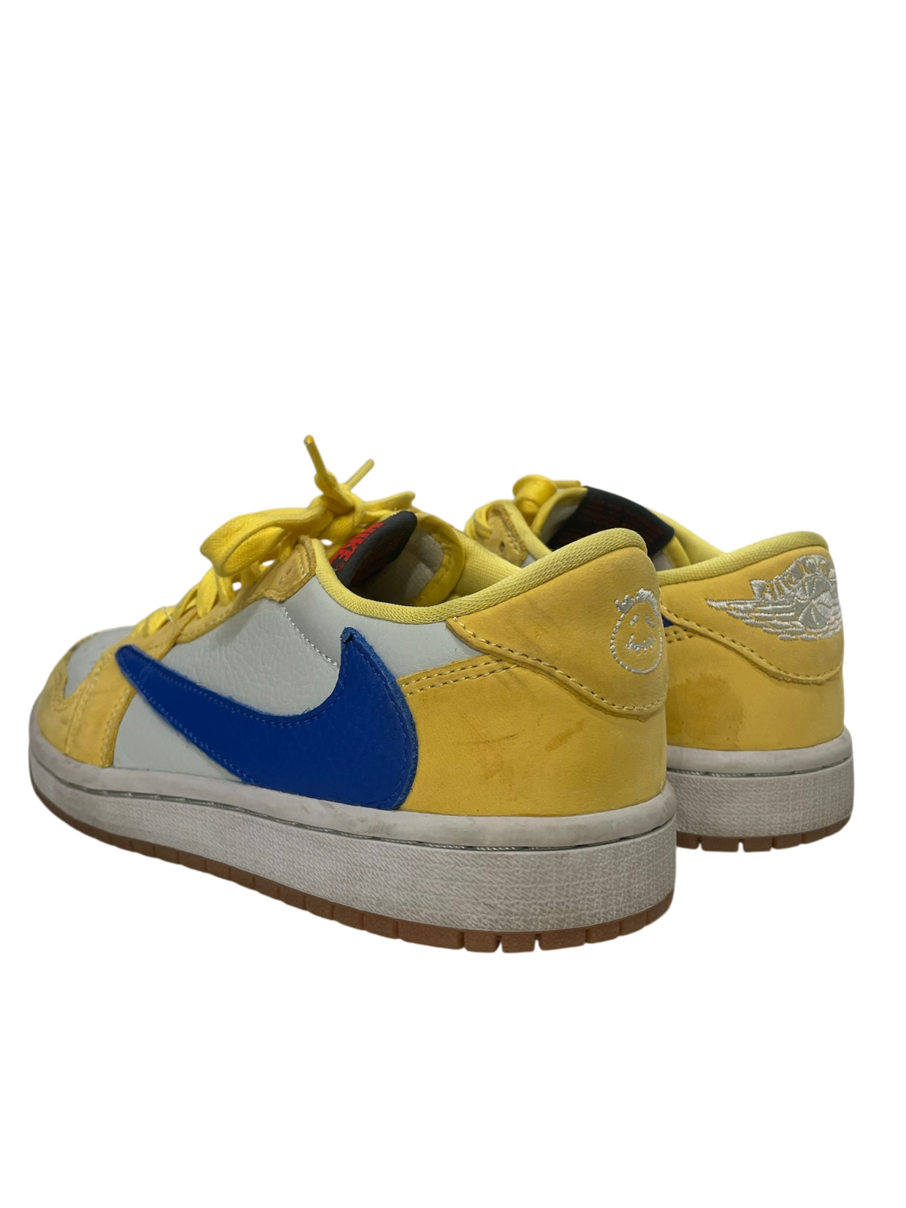 NIKE/Low-Sneakers/US 6/Leather/YEL/travis scott view 2