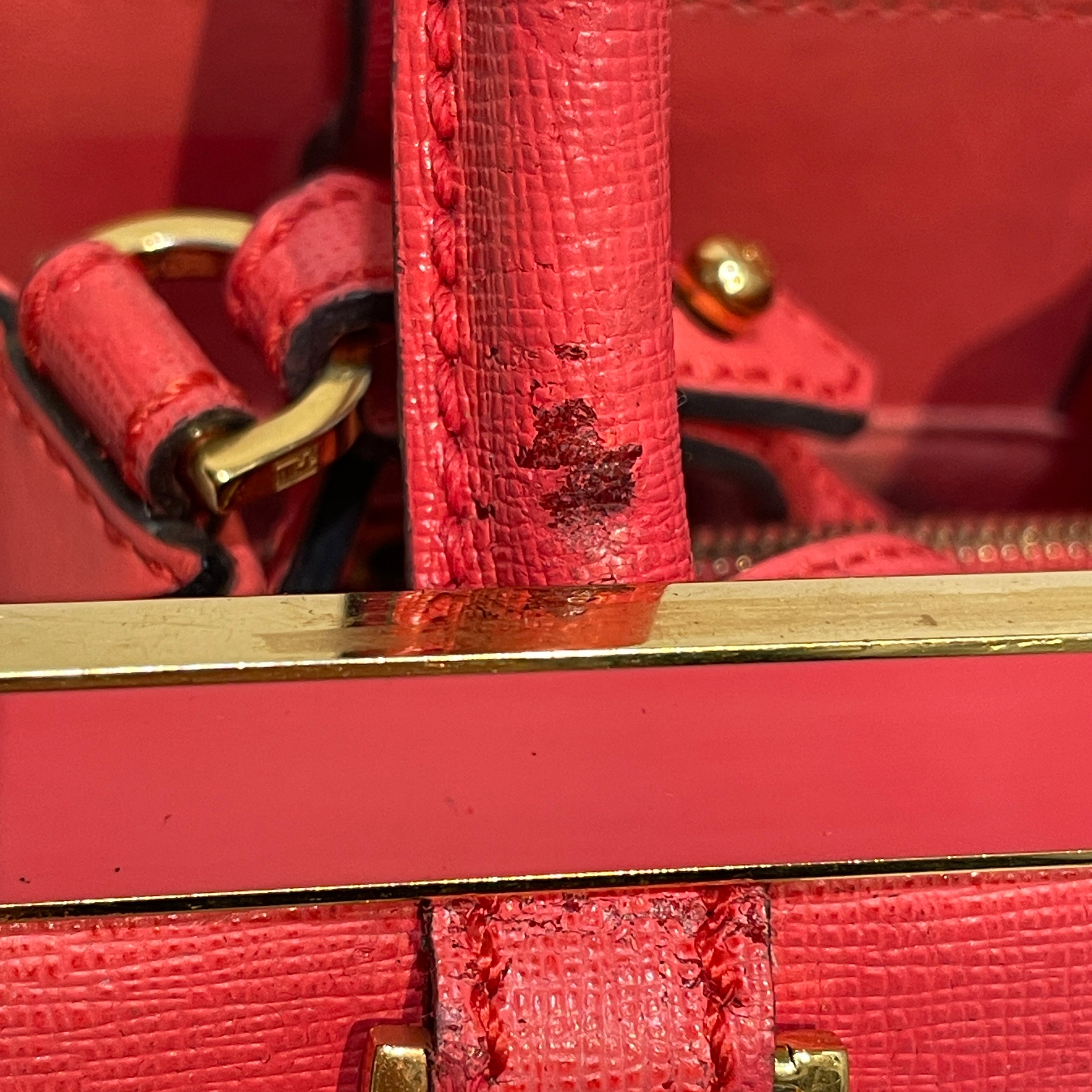 FENDI/Hand Bag/Leather/RED/2Jours Satchel Ice Cream Charm view 7