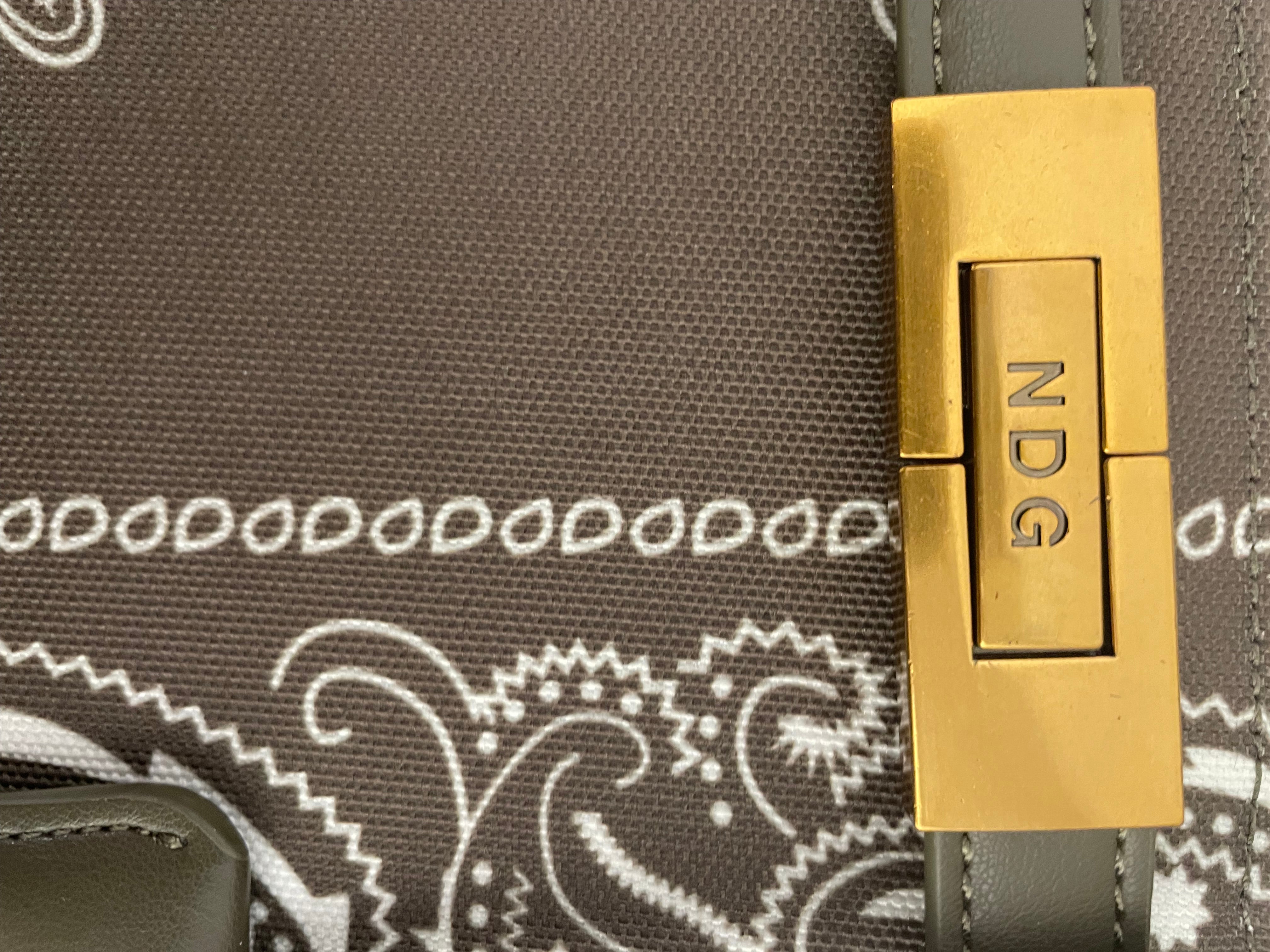 NDG/Tote Bag/Paisley/Cotton/GRN/ view 3