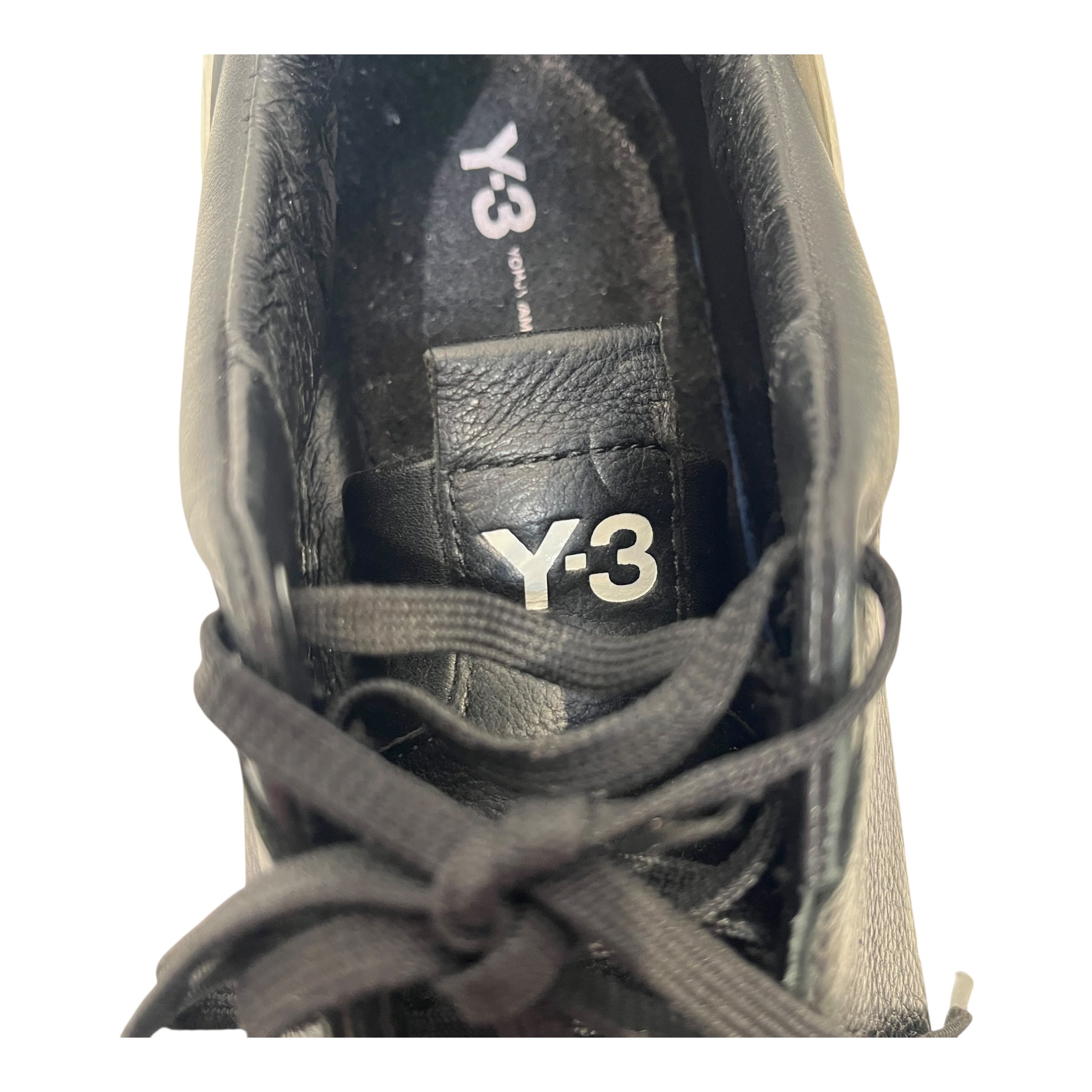 Y-3/adidas/Low-Sneakers/US 11/Leather/BLK/STAN SMITH COLORBLOCK BLK/WHT view 4