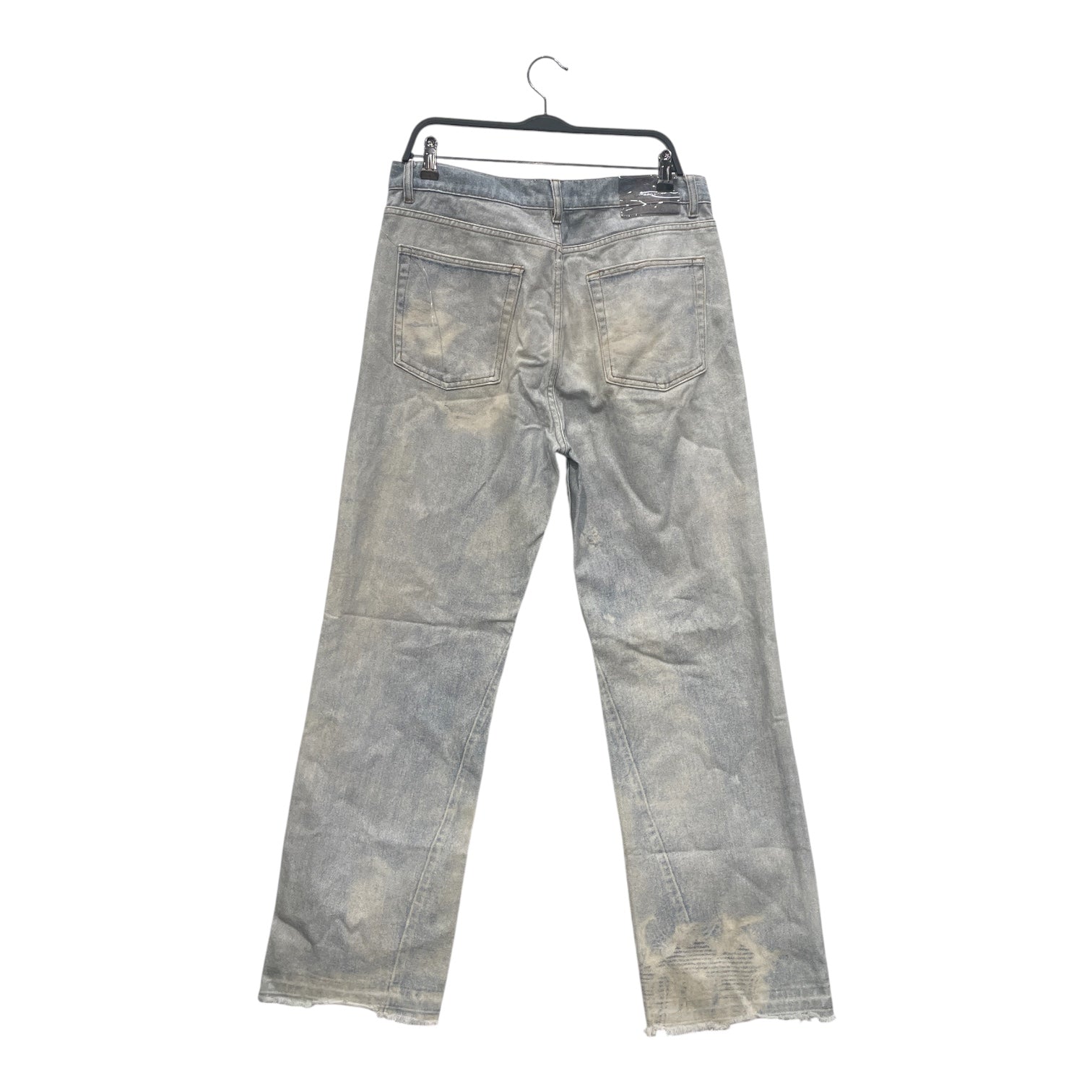 OUR LEGACY/Straight Pants/31/Denim/IDG/Graphic/PRINTED DENIM view 2