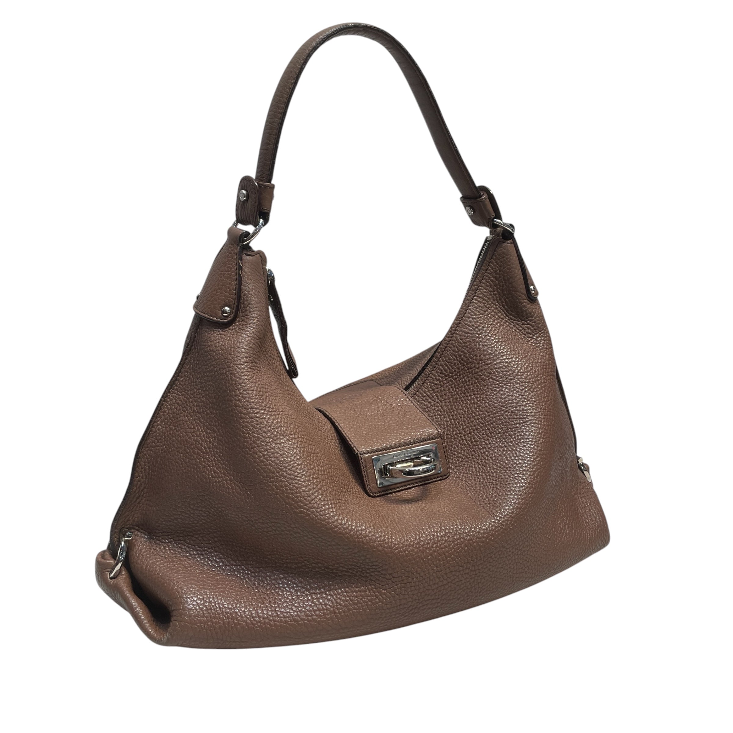 Salvatore Ferragamo/Hand Bag/OS/Leather/BRW/ view 3