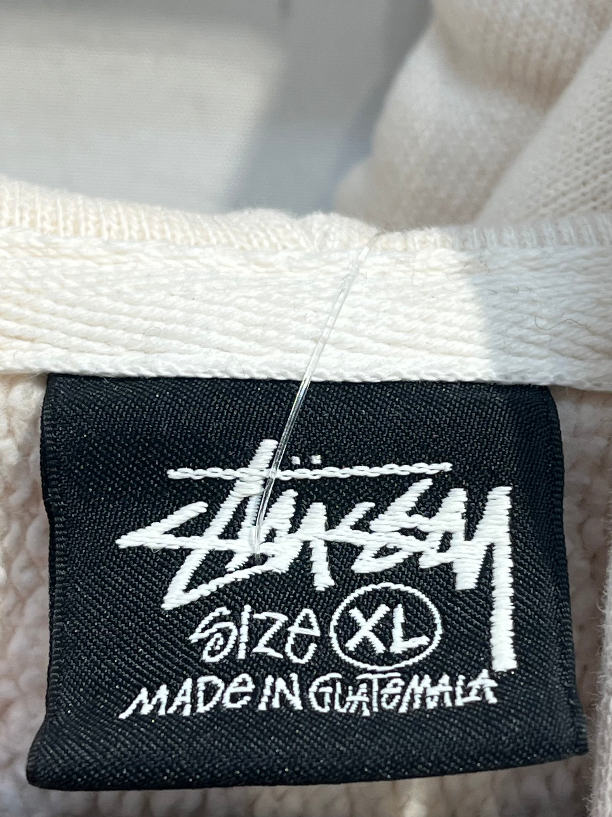 STUSSY/Zip Up Hoodie/XL/All Over Print/Cotton/WHT/SKULLS PRINTED HOODIE view 3