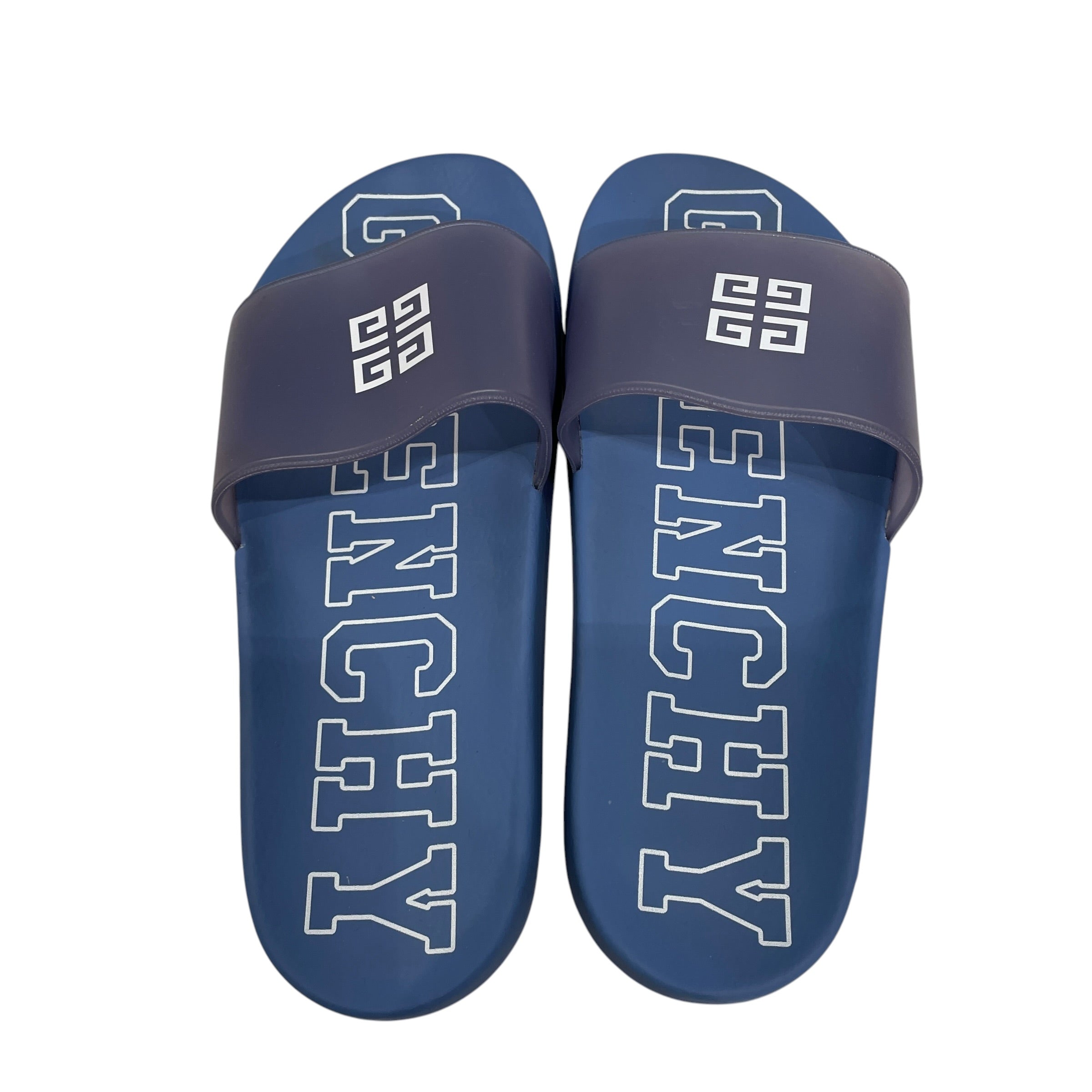 GIVENCHY/Sandals/BLU/SLIDES view 3