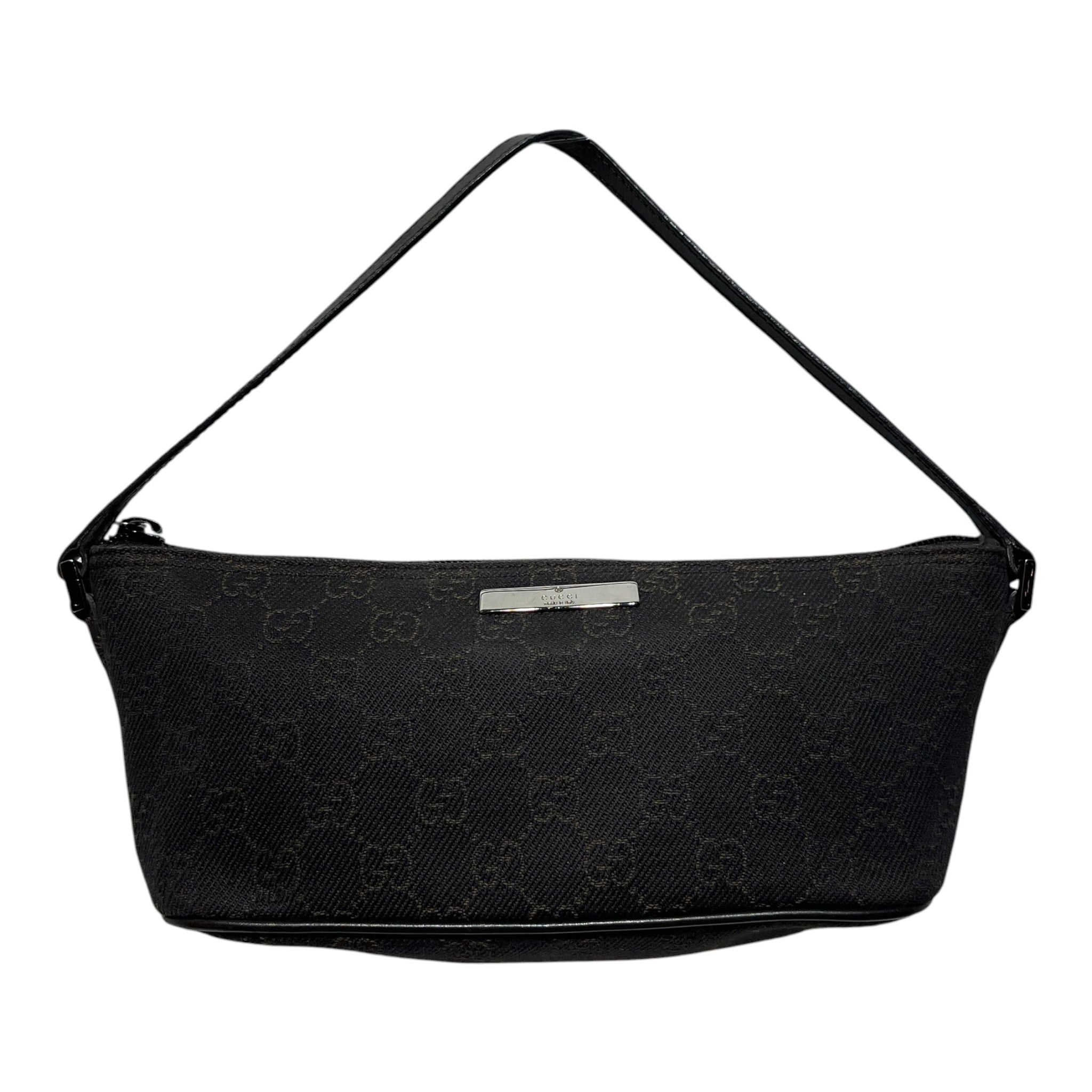 GUCCI/Hand Bag/Monogram/Cotton/BLK/boat mini view 1