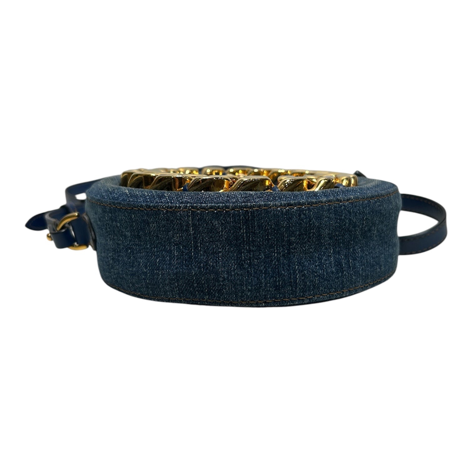 VERSACE/Cross Body Bag/Denim/BLU/MEDUSA ROUND CROSSBODY view 3