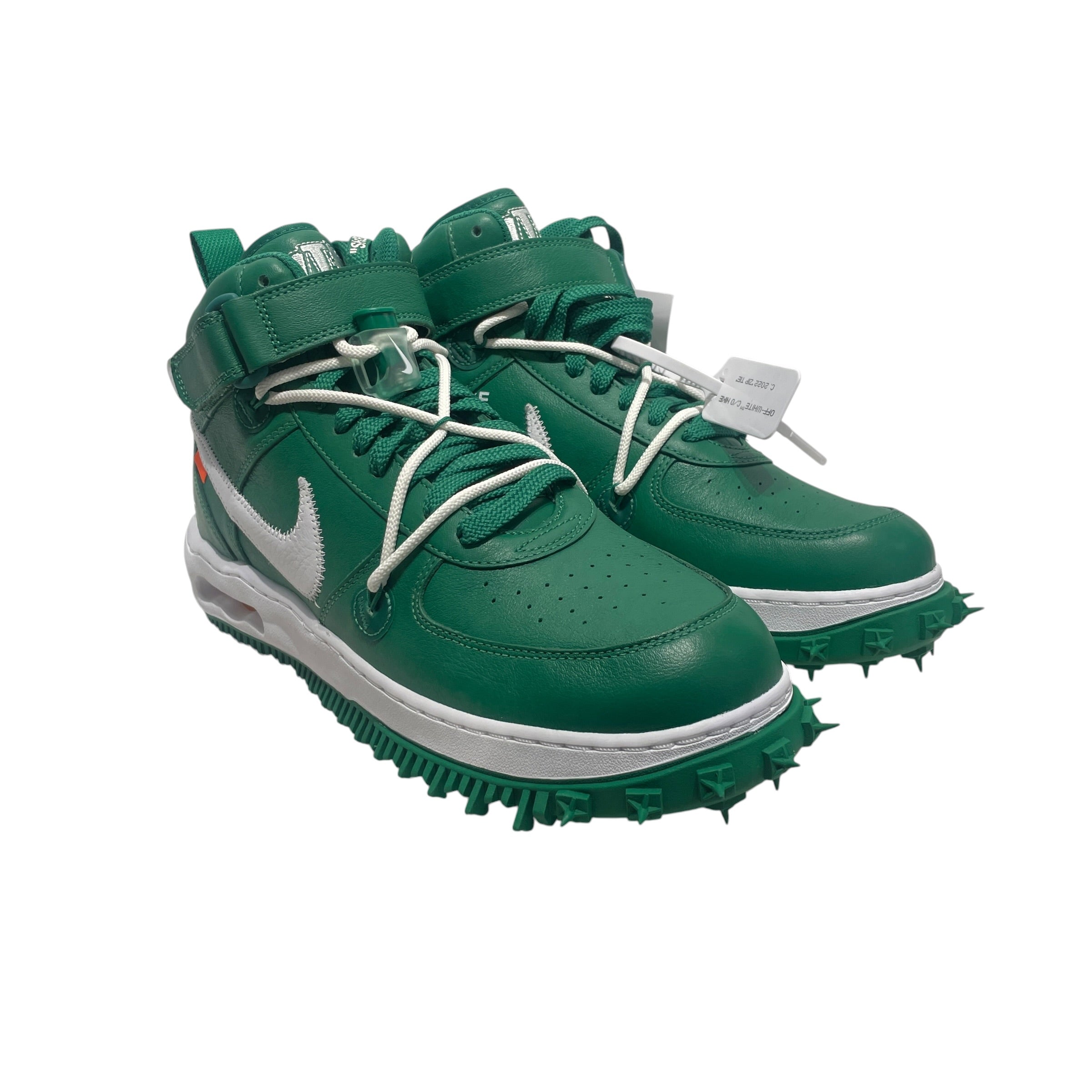 NIKE/OFF-WHITE/Hi-Sneakers/US 11/Leather/GRN/AF1 MID view 1