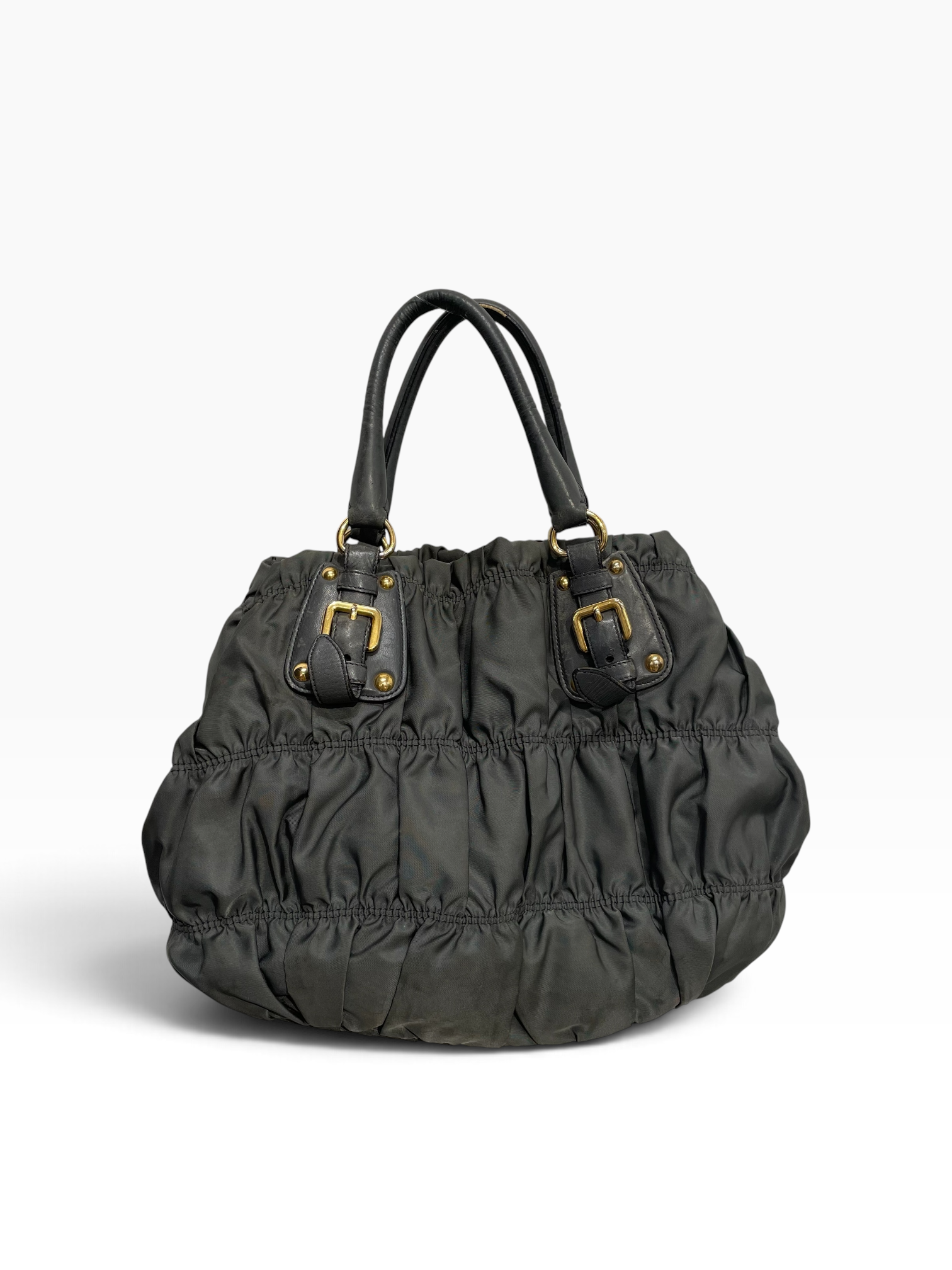 PRADA/Tote Bag/Nylon/GRY/TESSUTO TOTE view 2