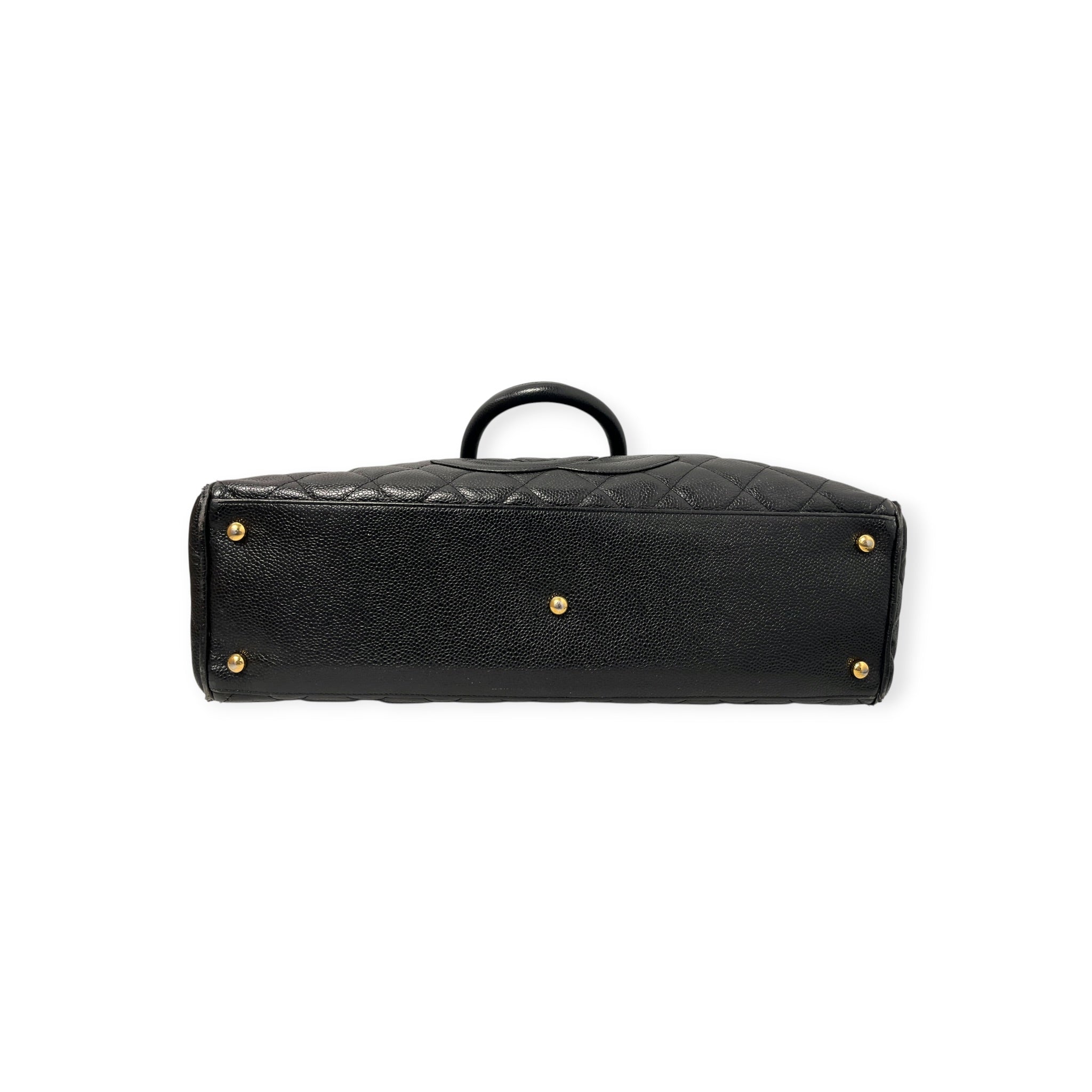 CHANEL/Bag/Leather/BLK/CAVIAR QUILTED BOWLER BAG view 8