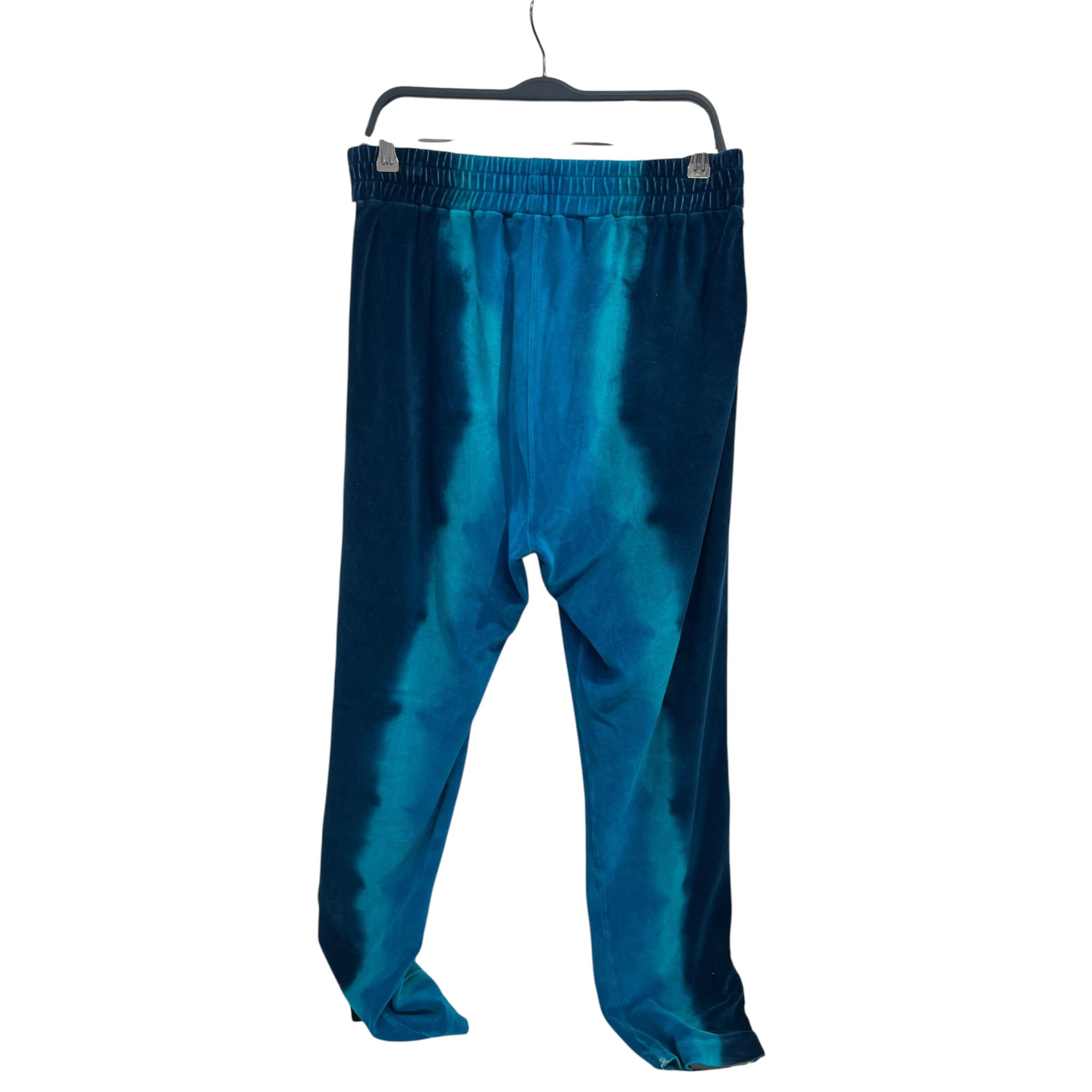 Palm Angels/Pants/XL/Cotton/BLU/TIE DYE CHENILE TRACK PANTS view 1