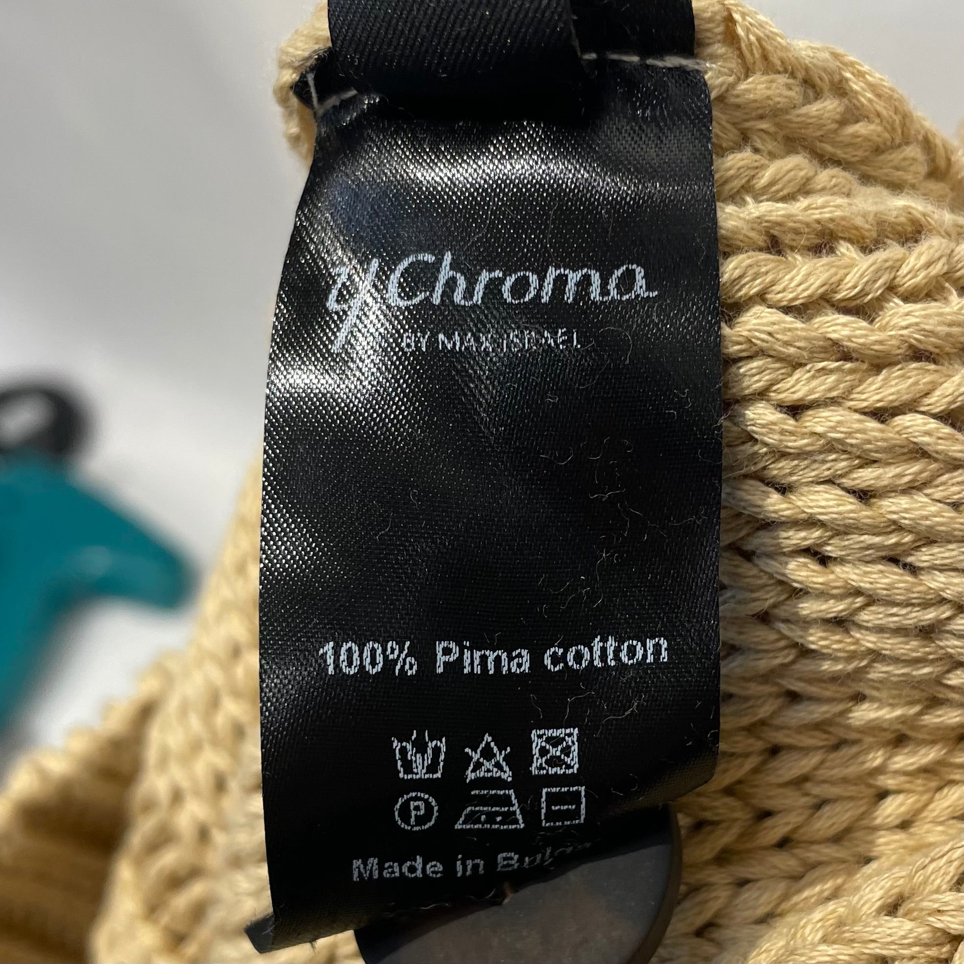 Y. CHROMA/Cardigan/M/Cotton/CML/POWER CABLE KNIT SWEATER view 4