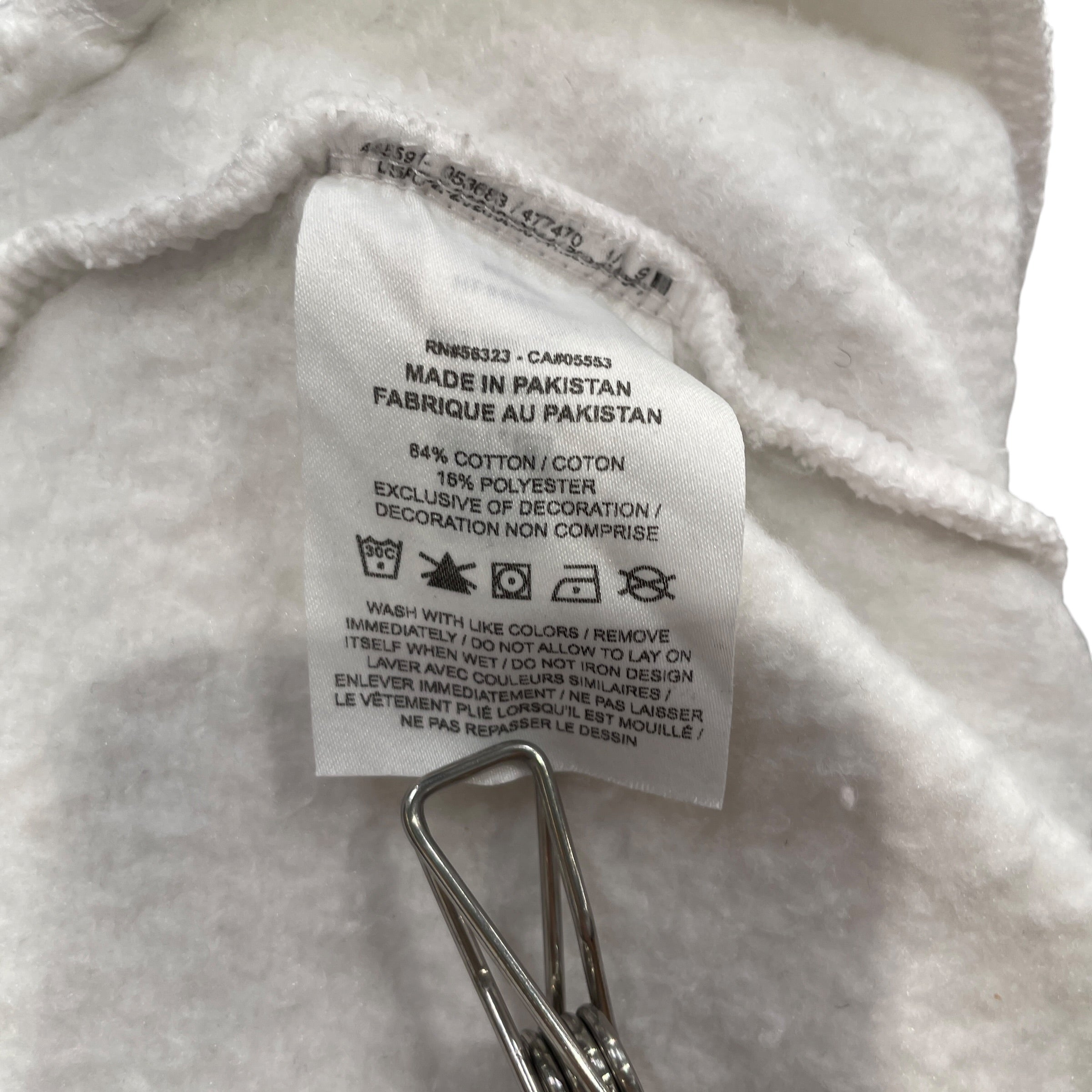 Supreme/NIKE/Straight Pants/L/Cotton/WHT/BLK SWOOSH SWEATPANT view 4