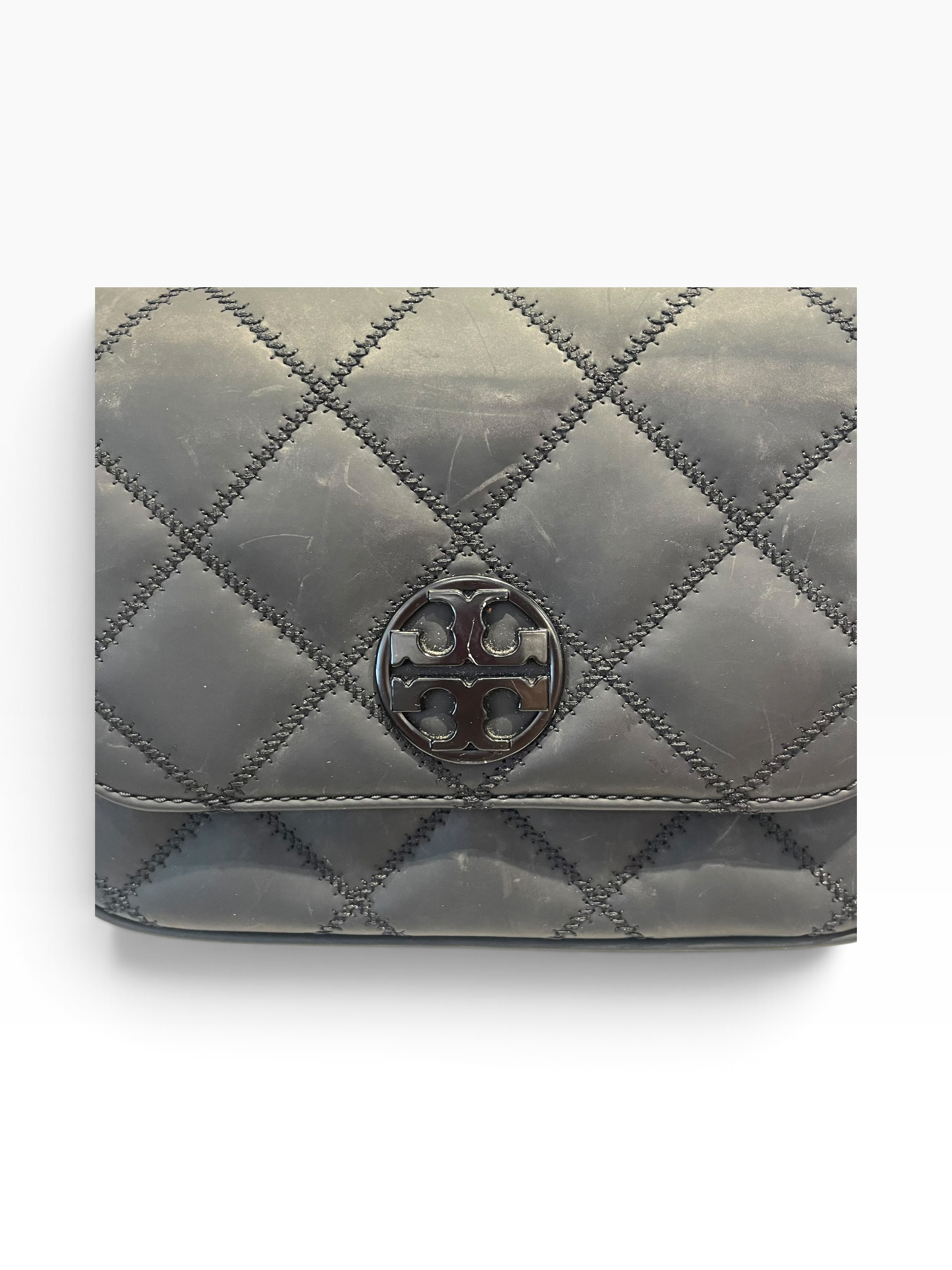 TORY BURCH/Cross Body Bag/Leather/BLK/Tory Burch Mini Willa view 4