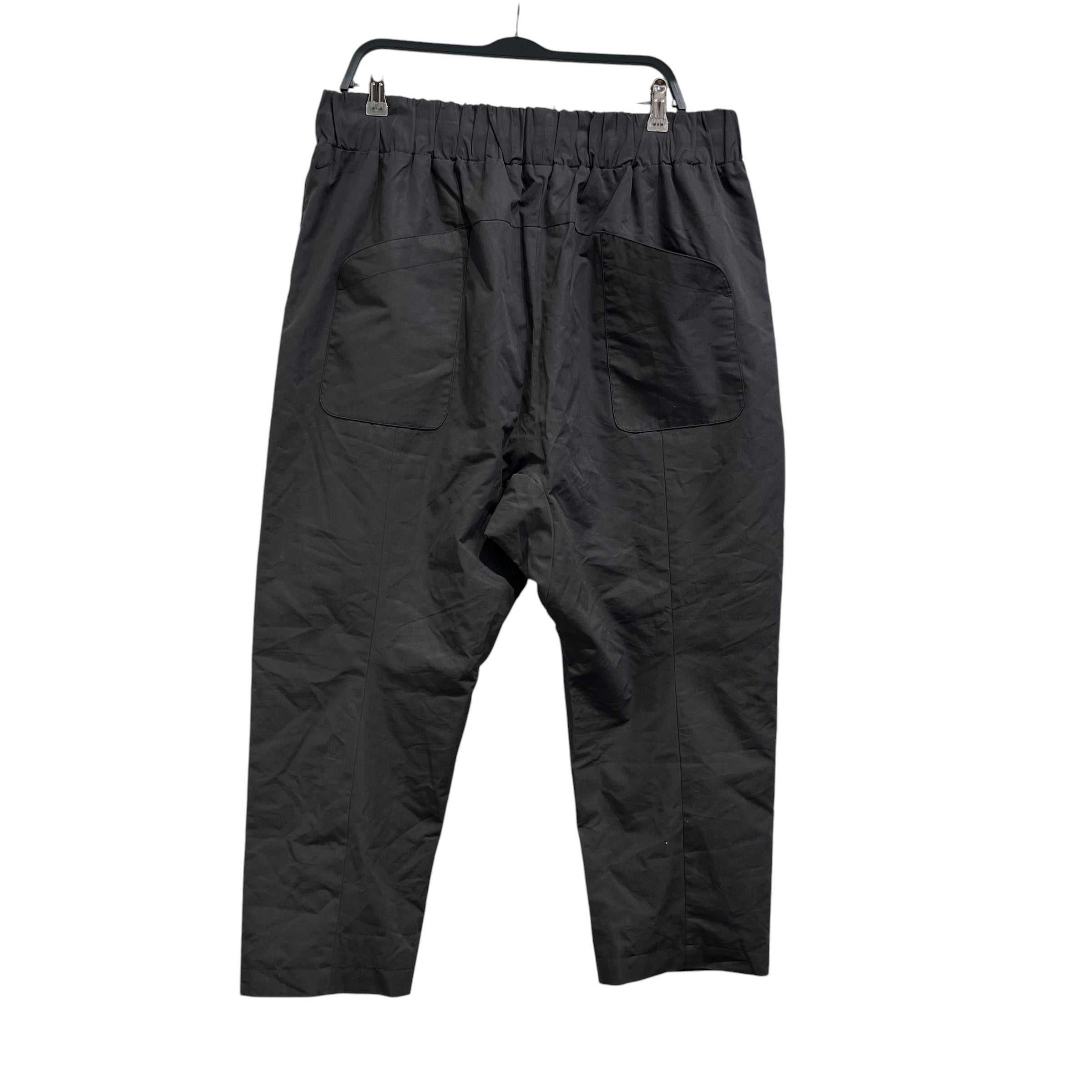 NIKE/Straight Pants/XL/Nylon/BLK/ESC zippered hem view 2