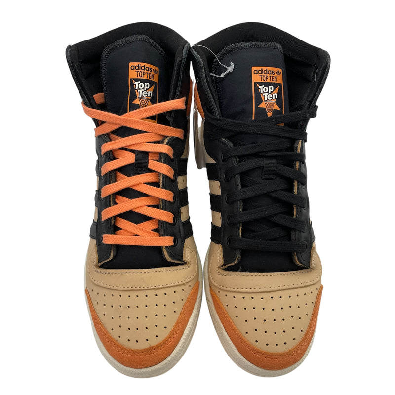 adidas/Hi-Sneakers/US 6.5/ORN/jasmine jones x top ten hi
