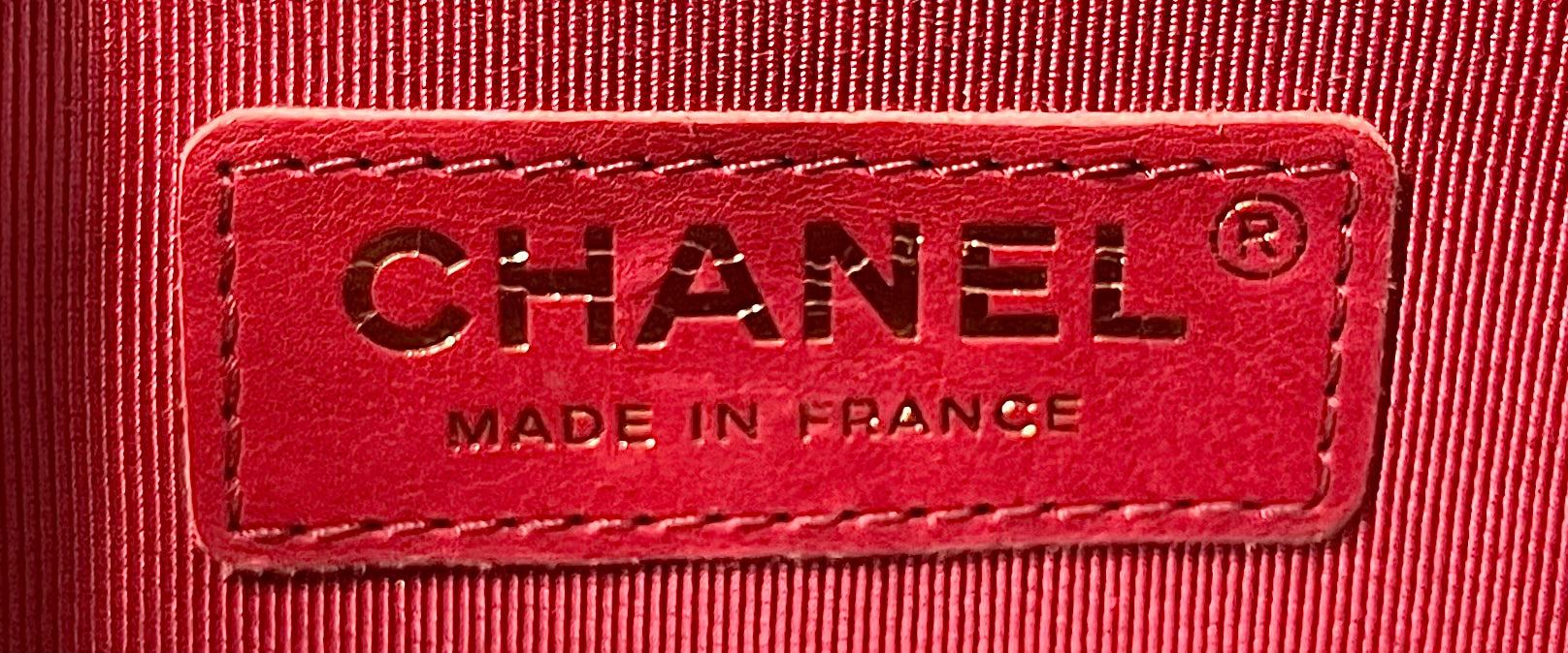 CHANEL/Hand Bag/Leather/RED/CHEVRON 30383448 view 5
